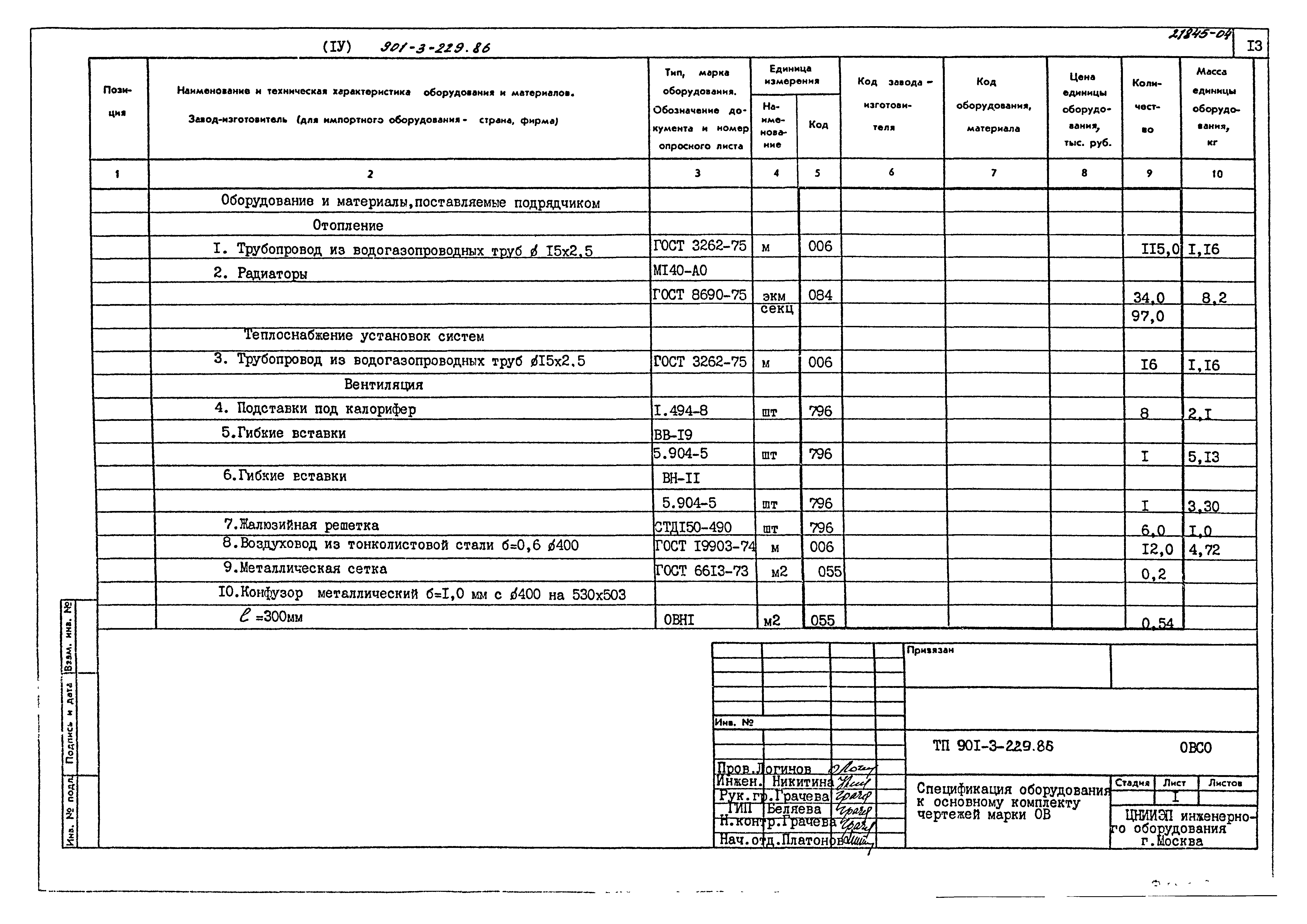 Типовой проект 901-3-229.86