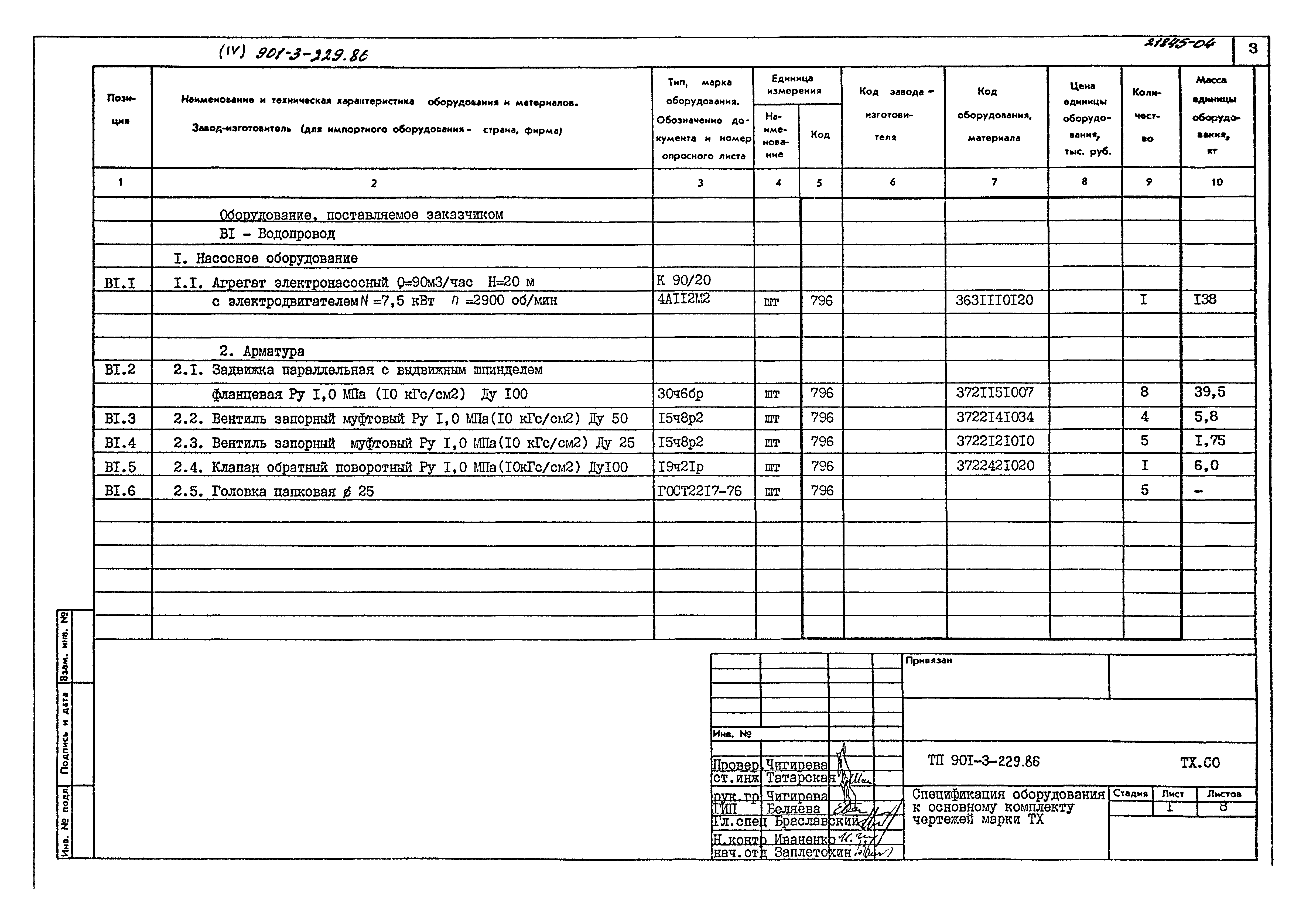 Типовой проект 901-3-229.86
