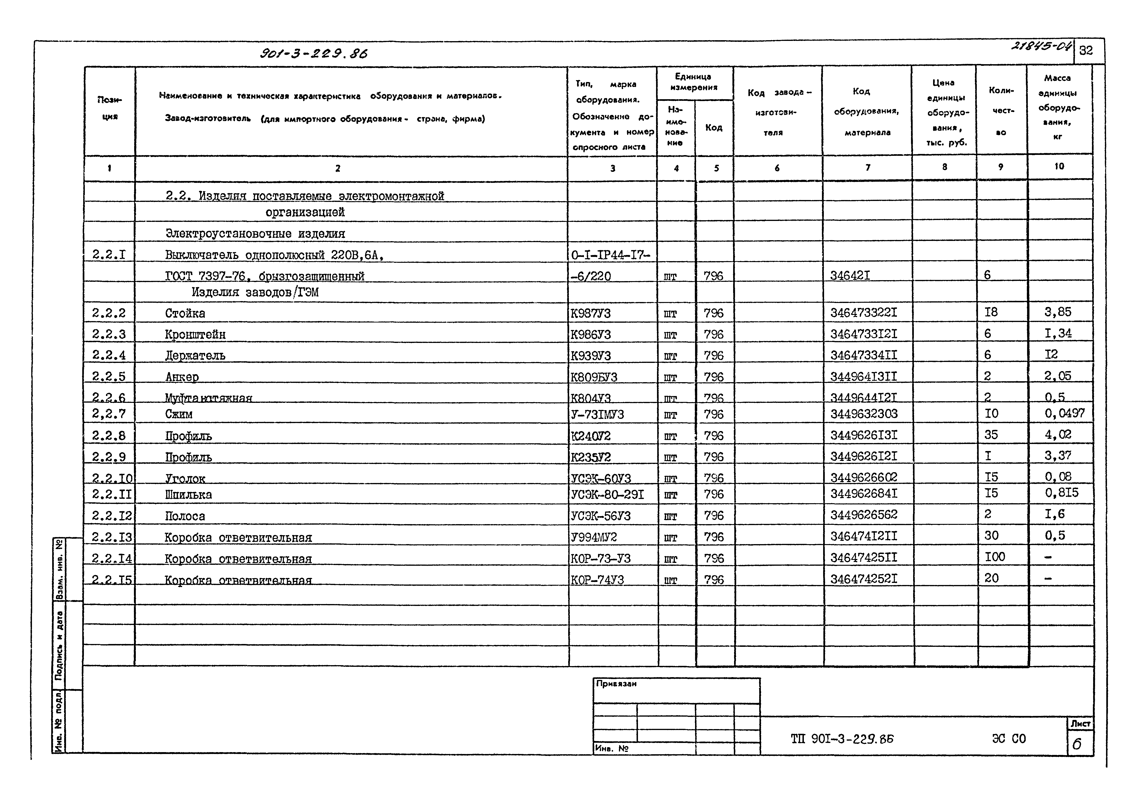 Типовой проект 901-3-229.86