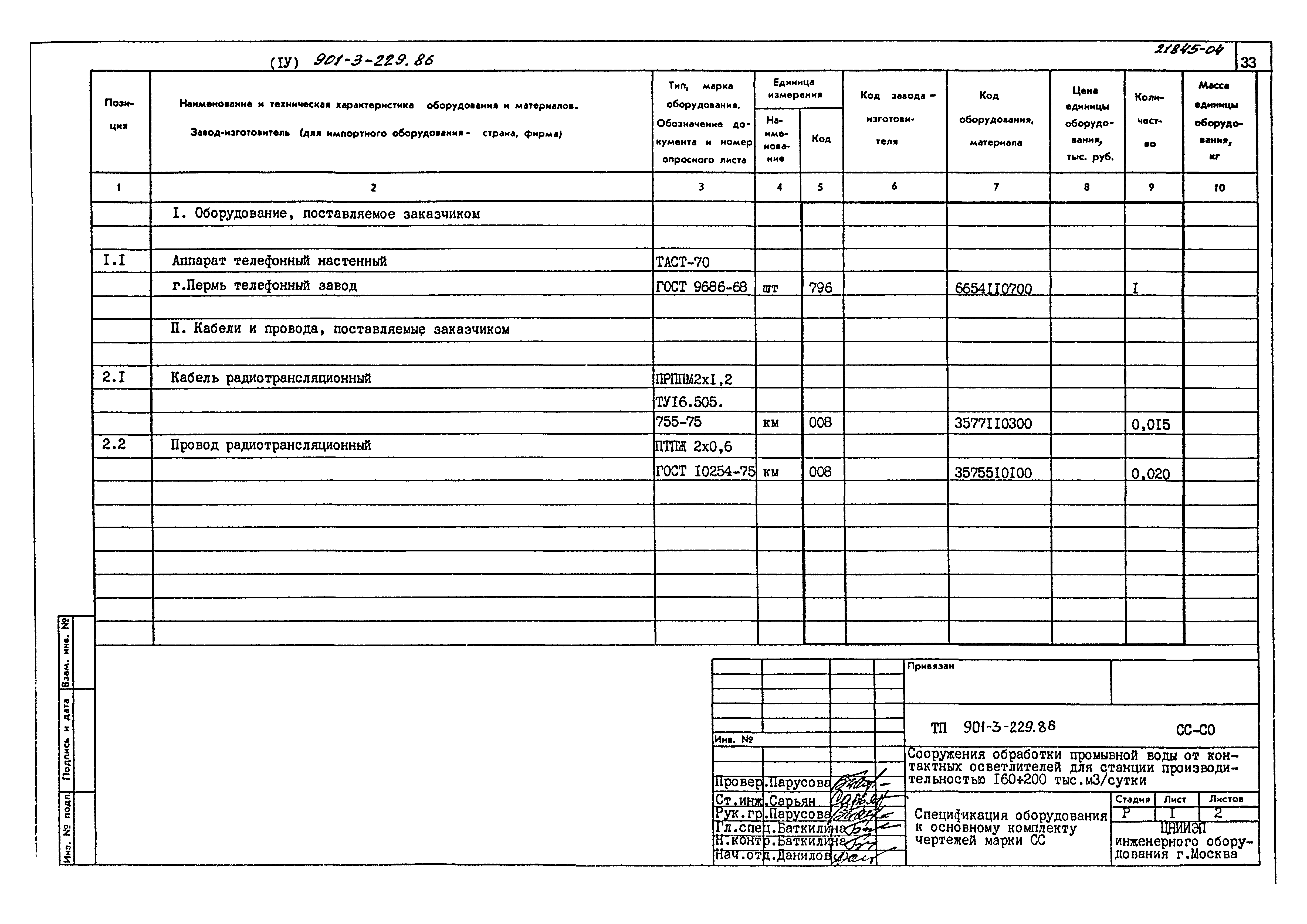 Типовой проект 901-3-229.86