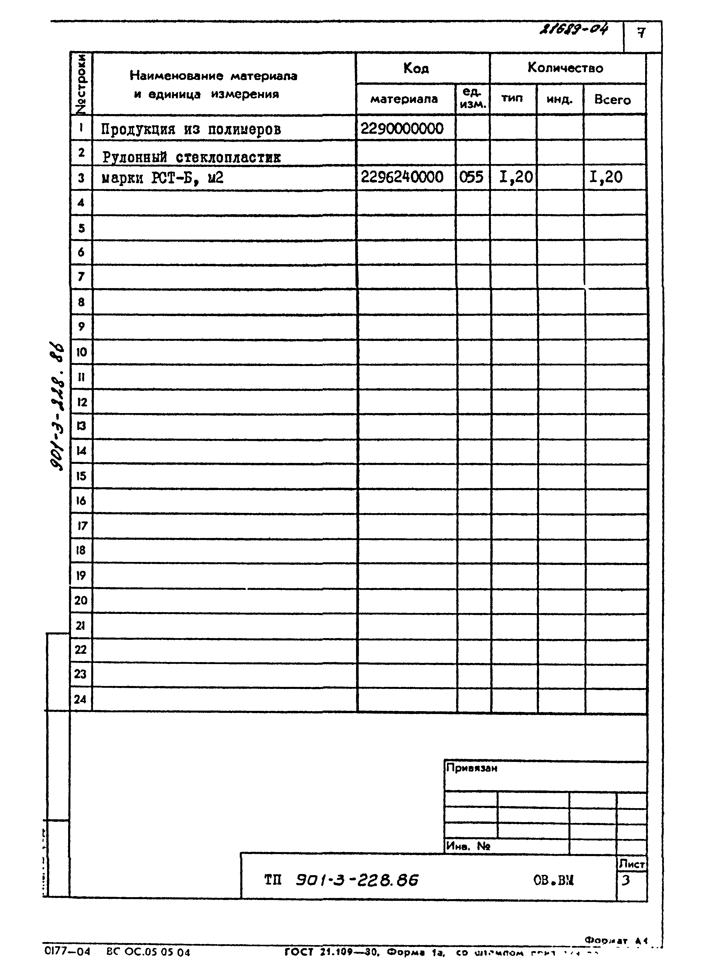 Типовой проект 901-3-228.86