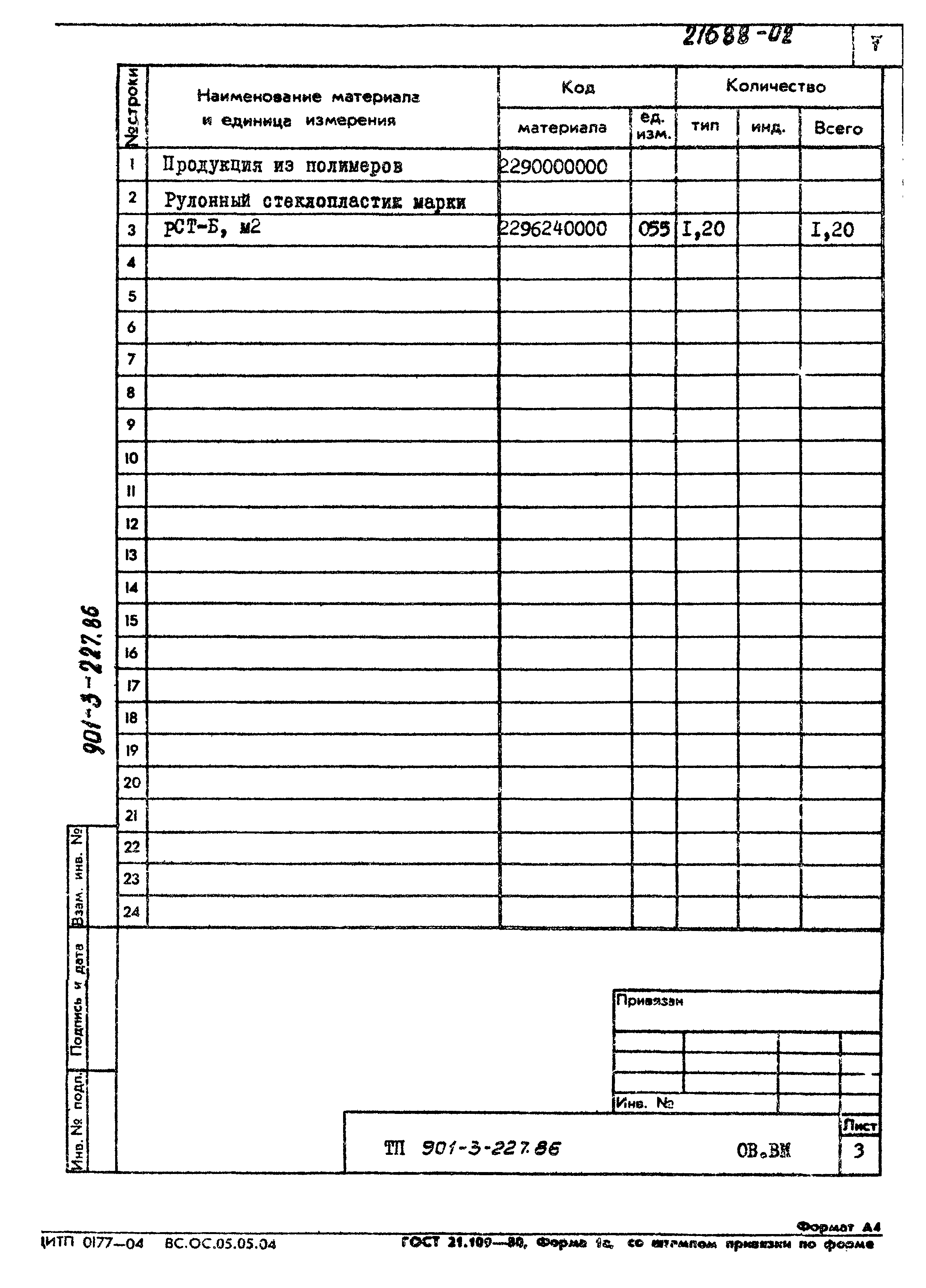 Типовой проект 901-3-227.86