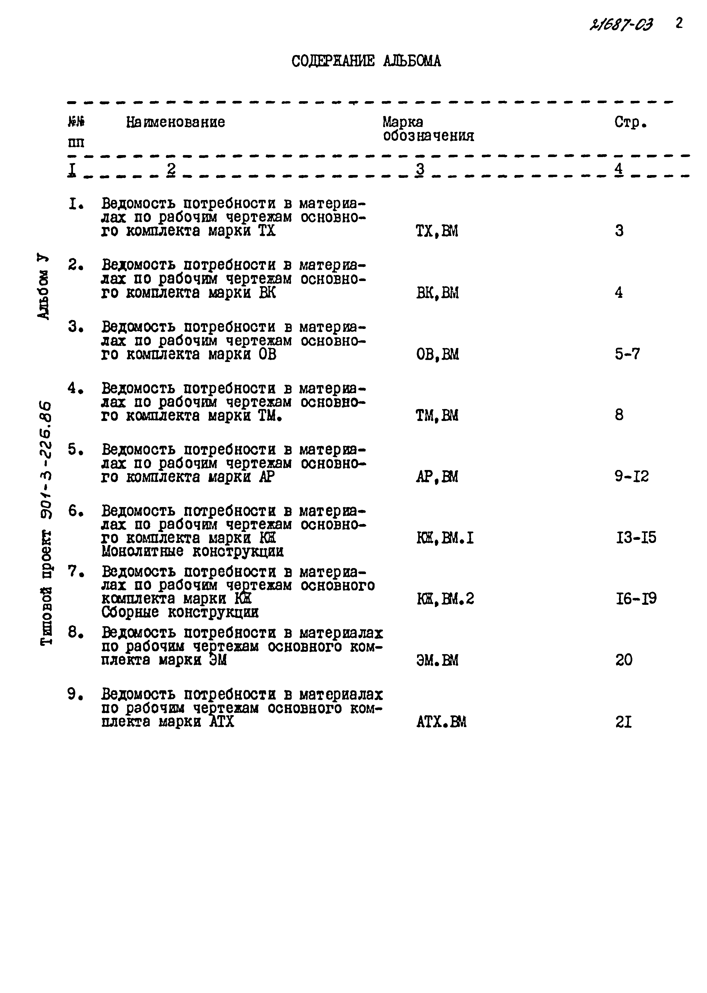 Типовой проект 901-3-226.86
