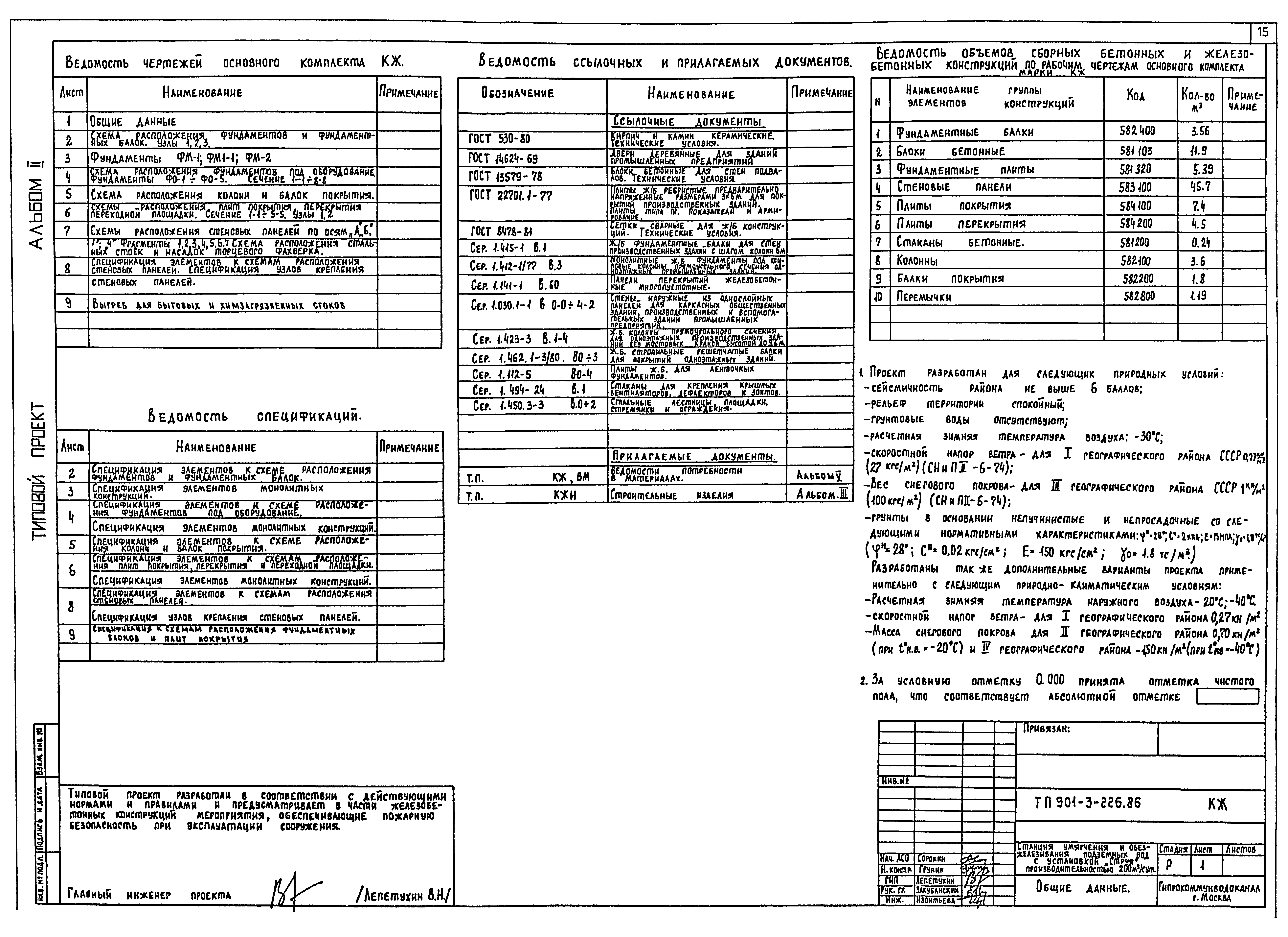 Типовой проект 901-3-226.86