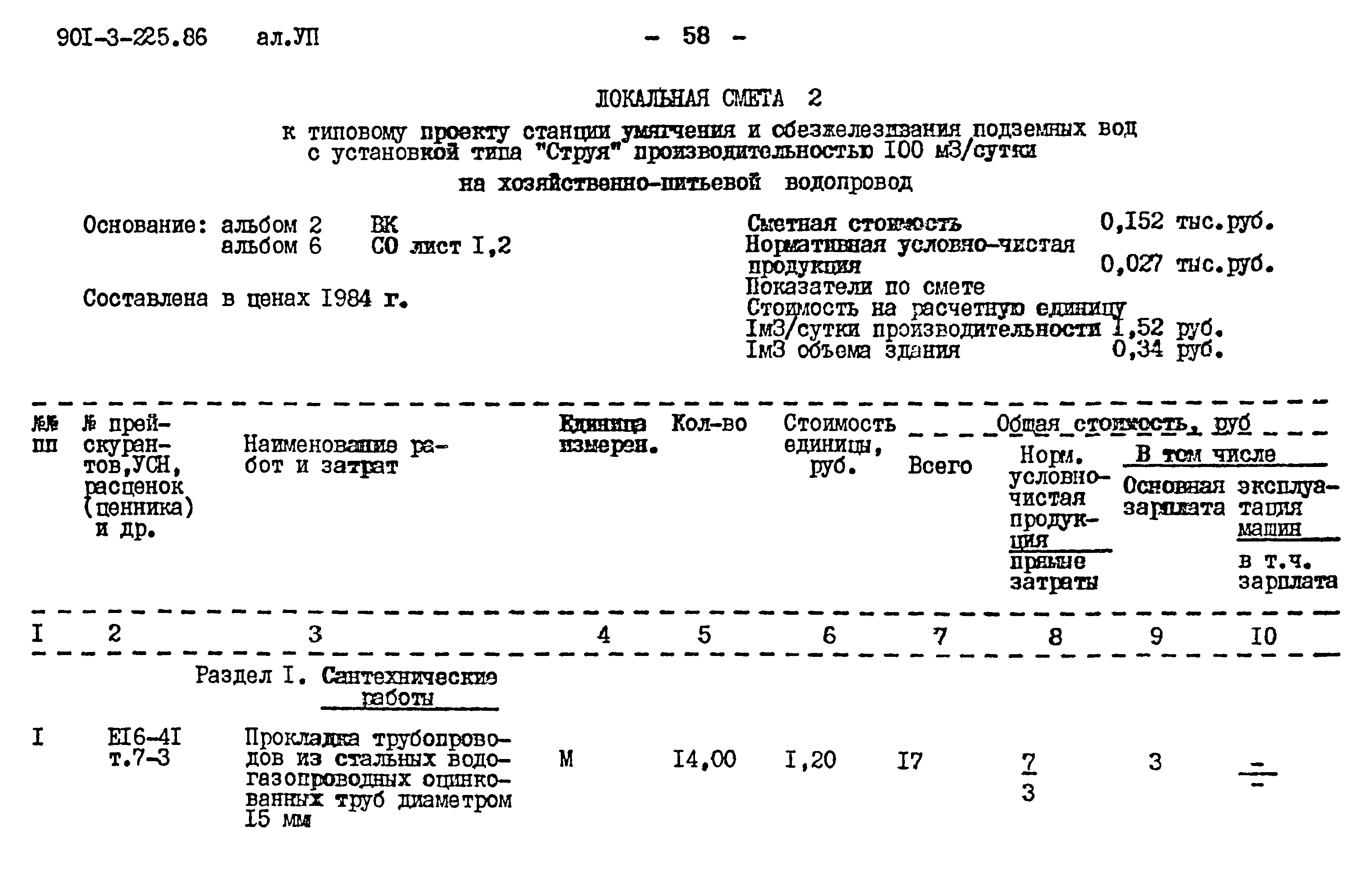 Типовой проект 901-3-225.86