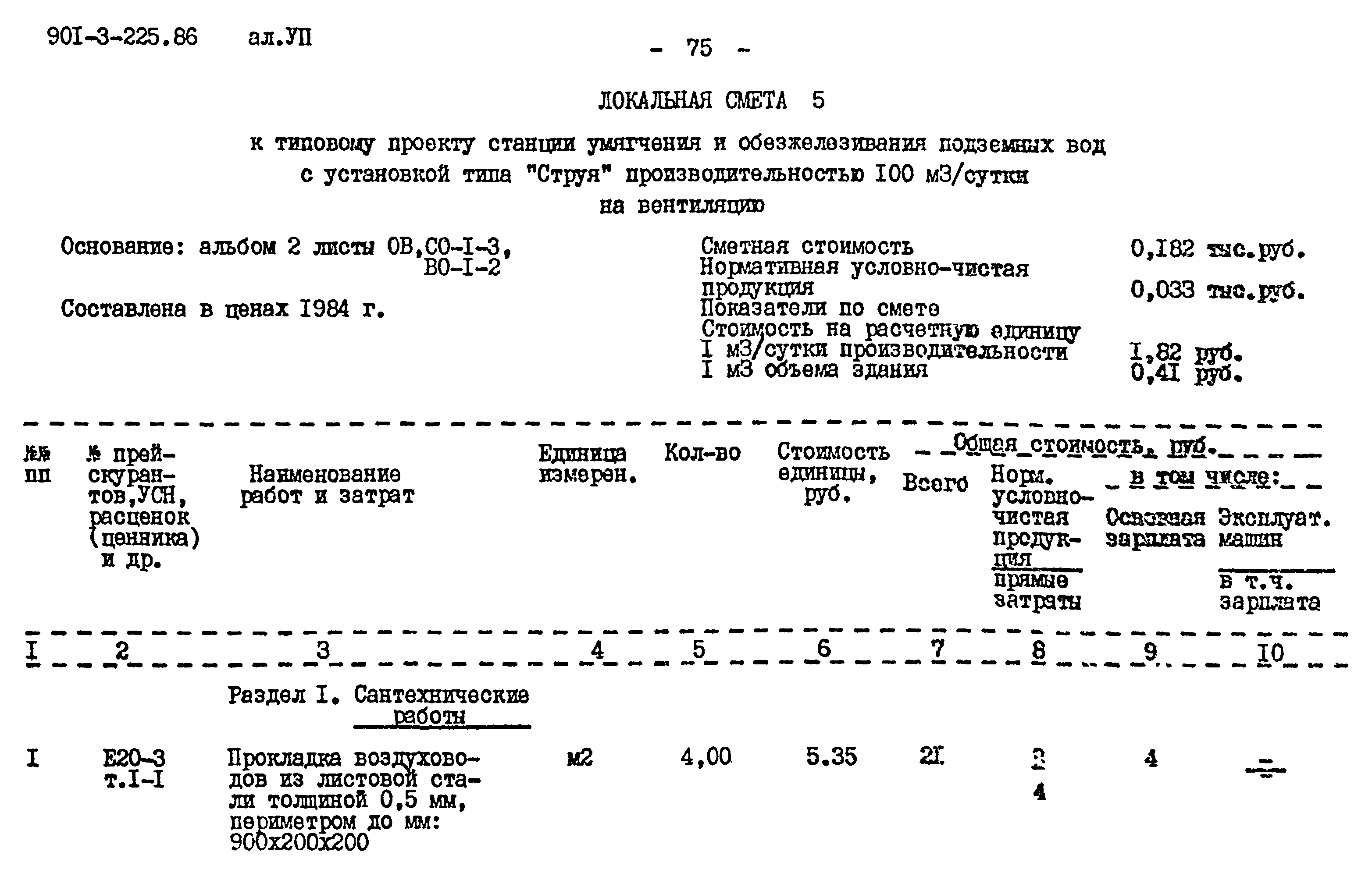 Типовой проект 901-3-225.86