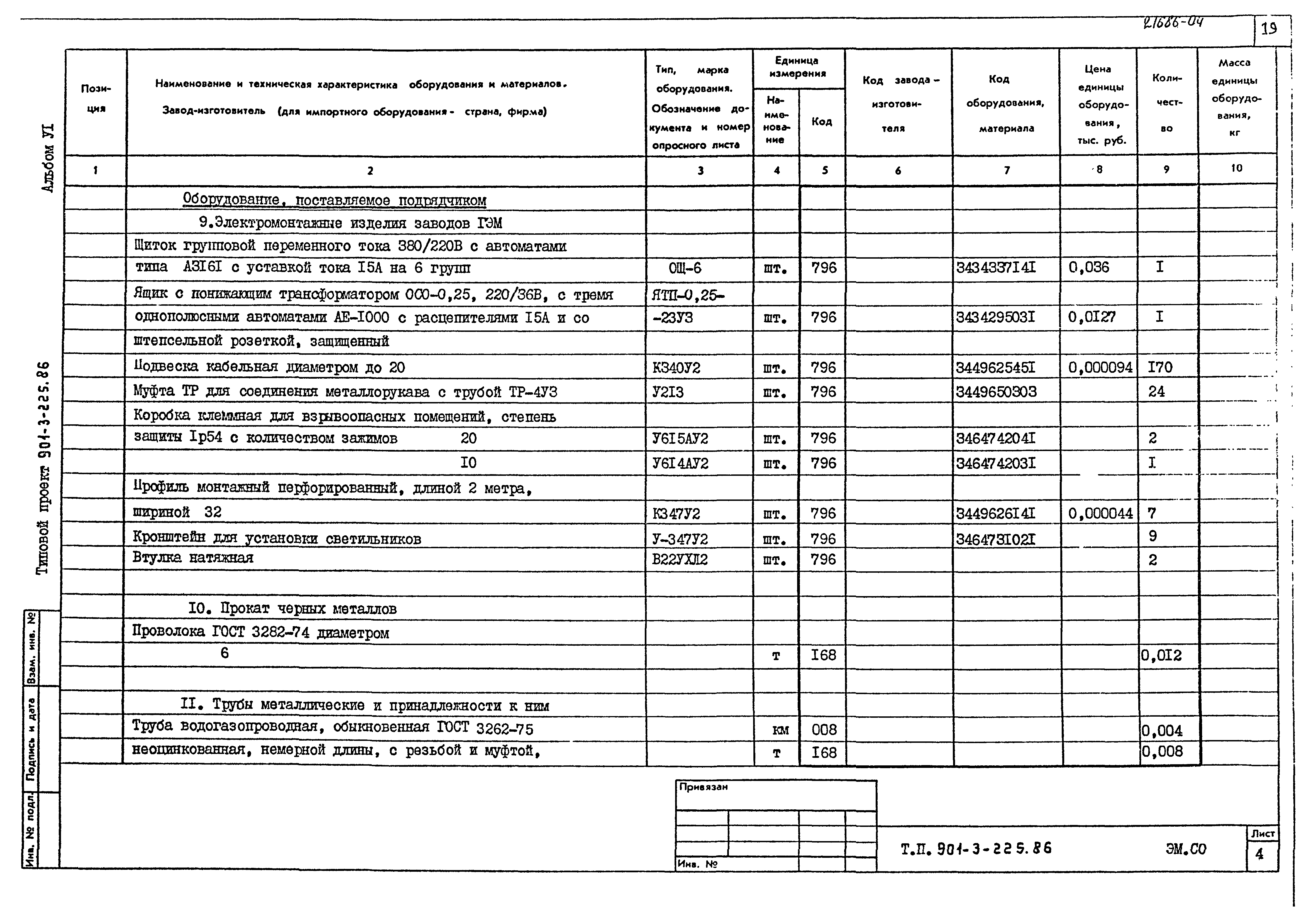 Типовой проект 901-3-225.86