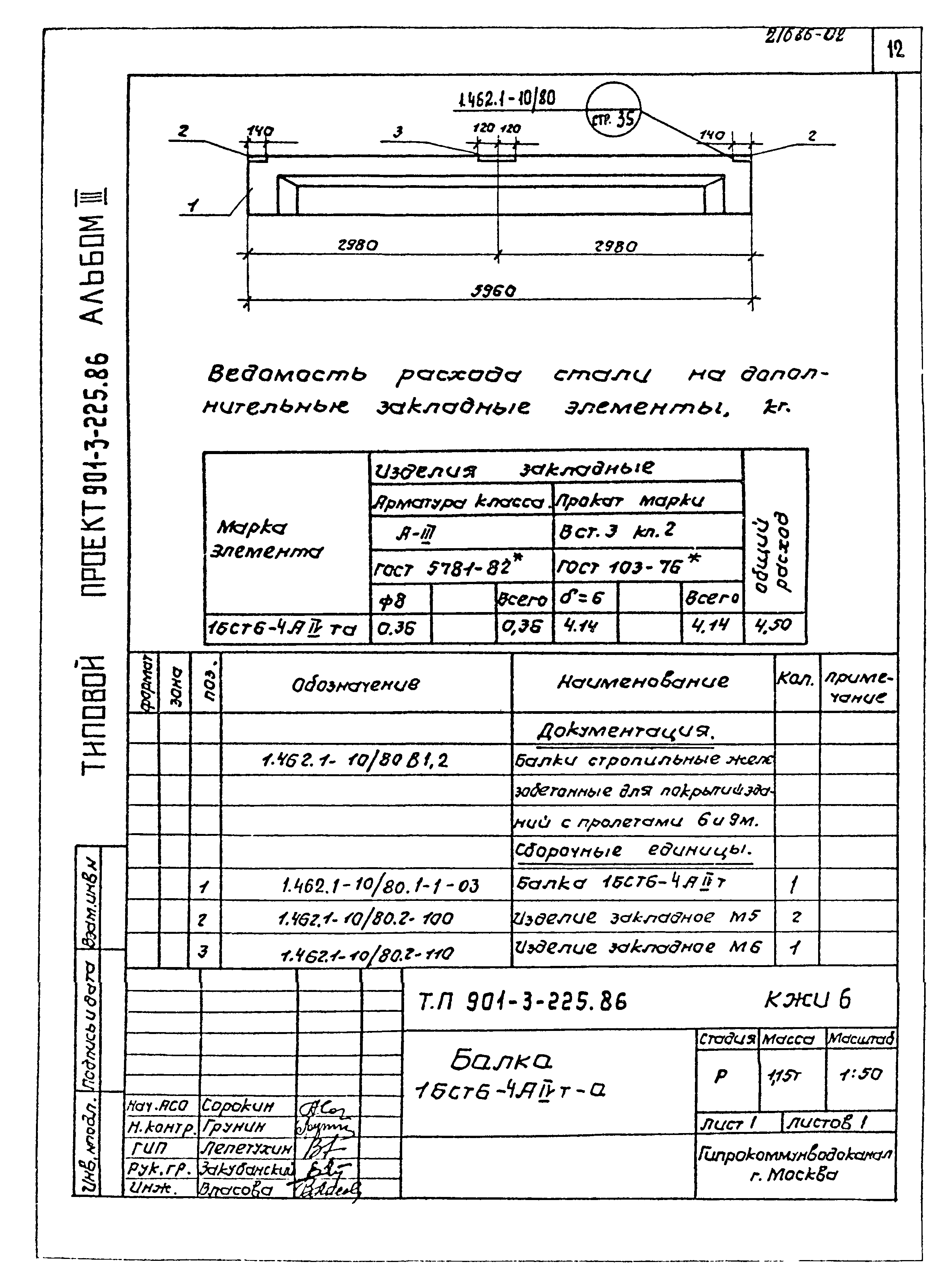 Типовой проект 901-3-225.86