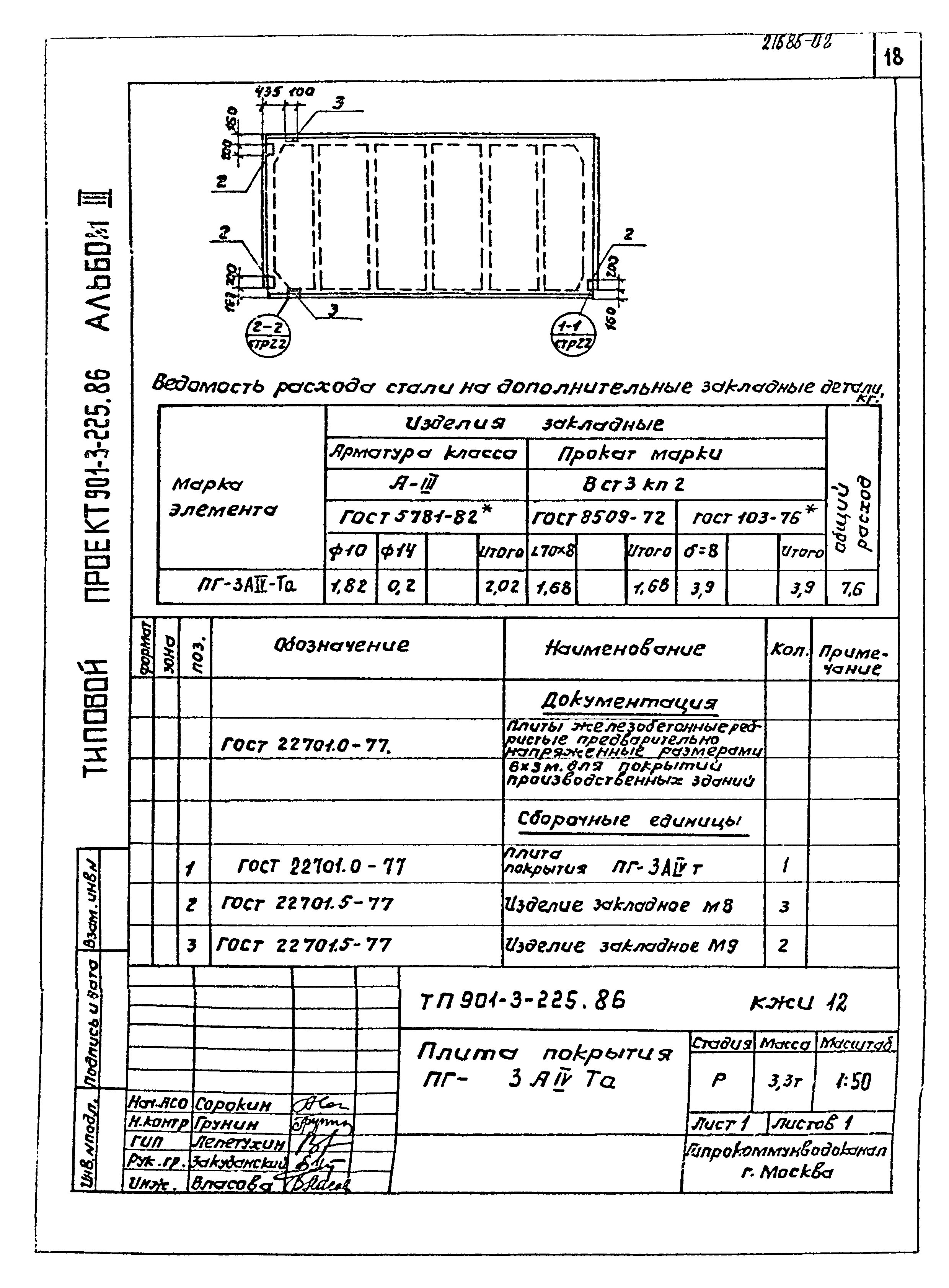 Типовой проект 901-3-225.86