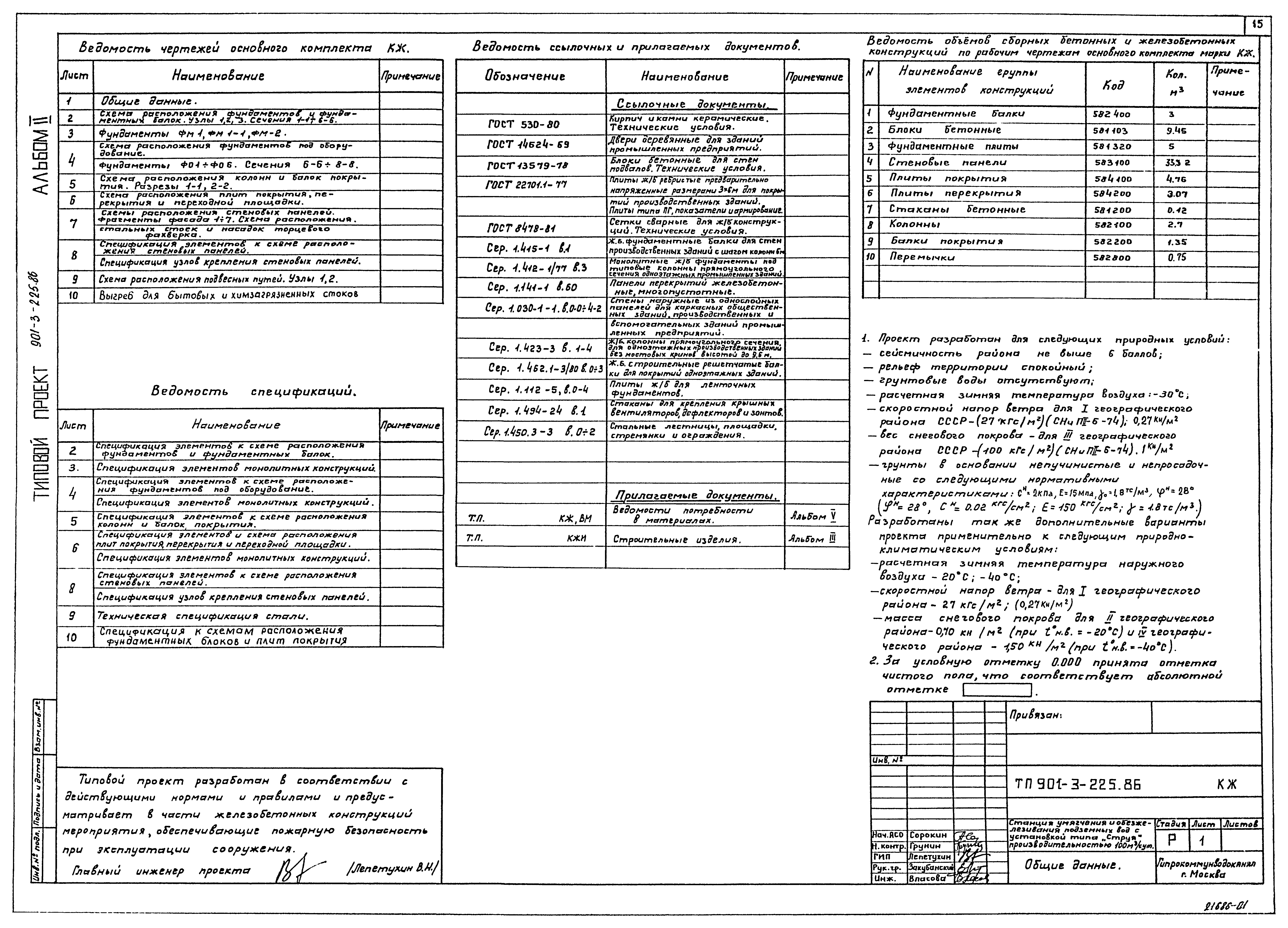 Типовой проект 901-3-225.86