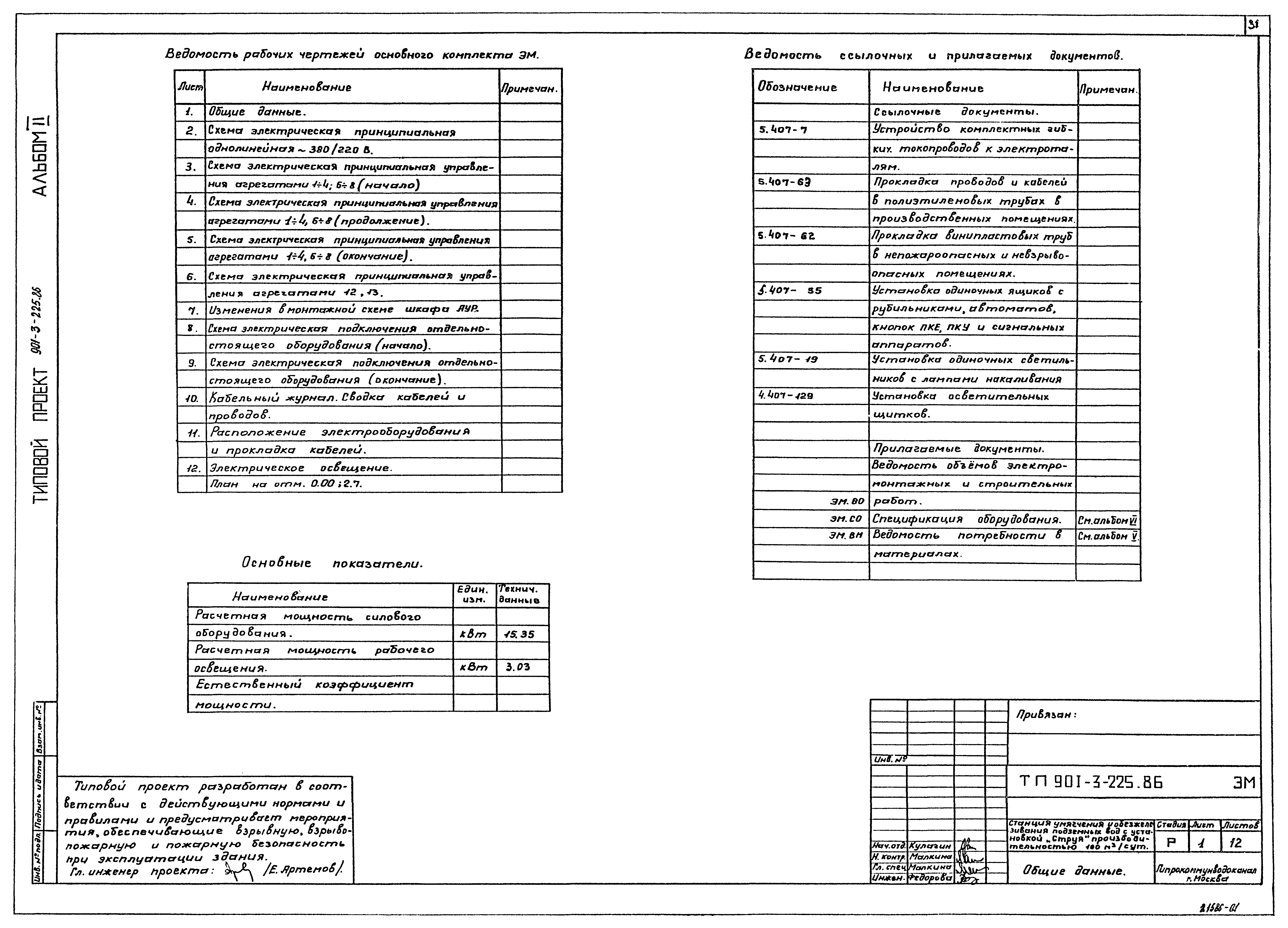 Типовой проект 901-3-225.86