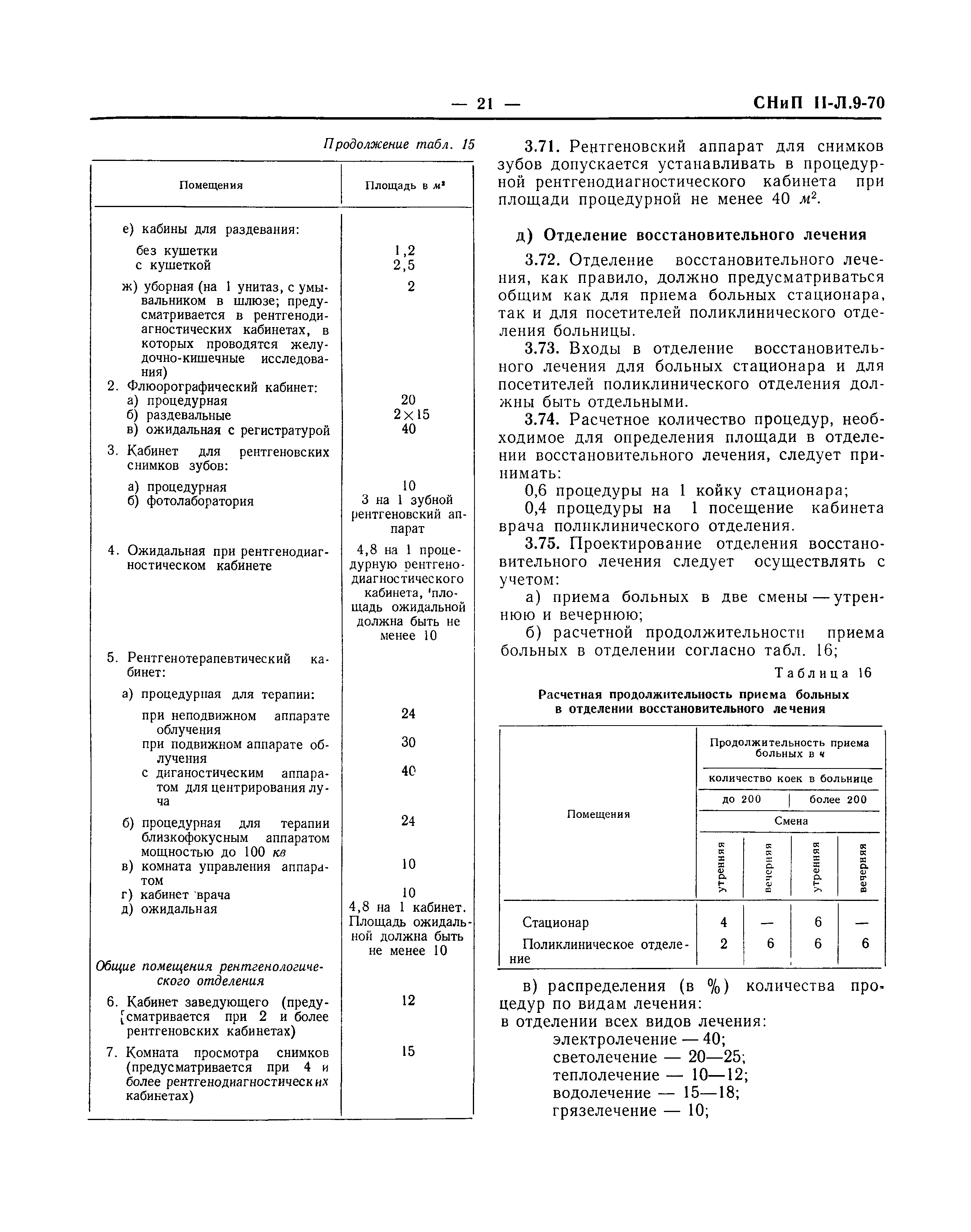 Скачать СНиП II-Л.9-70 Больницы и поликлиники. Нормы проектирования