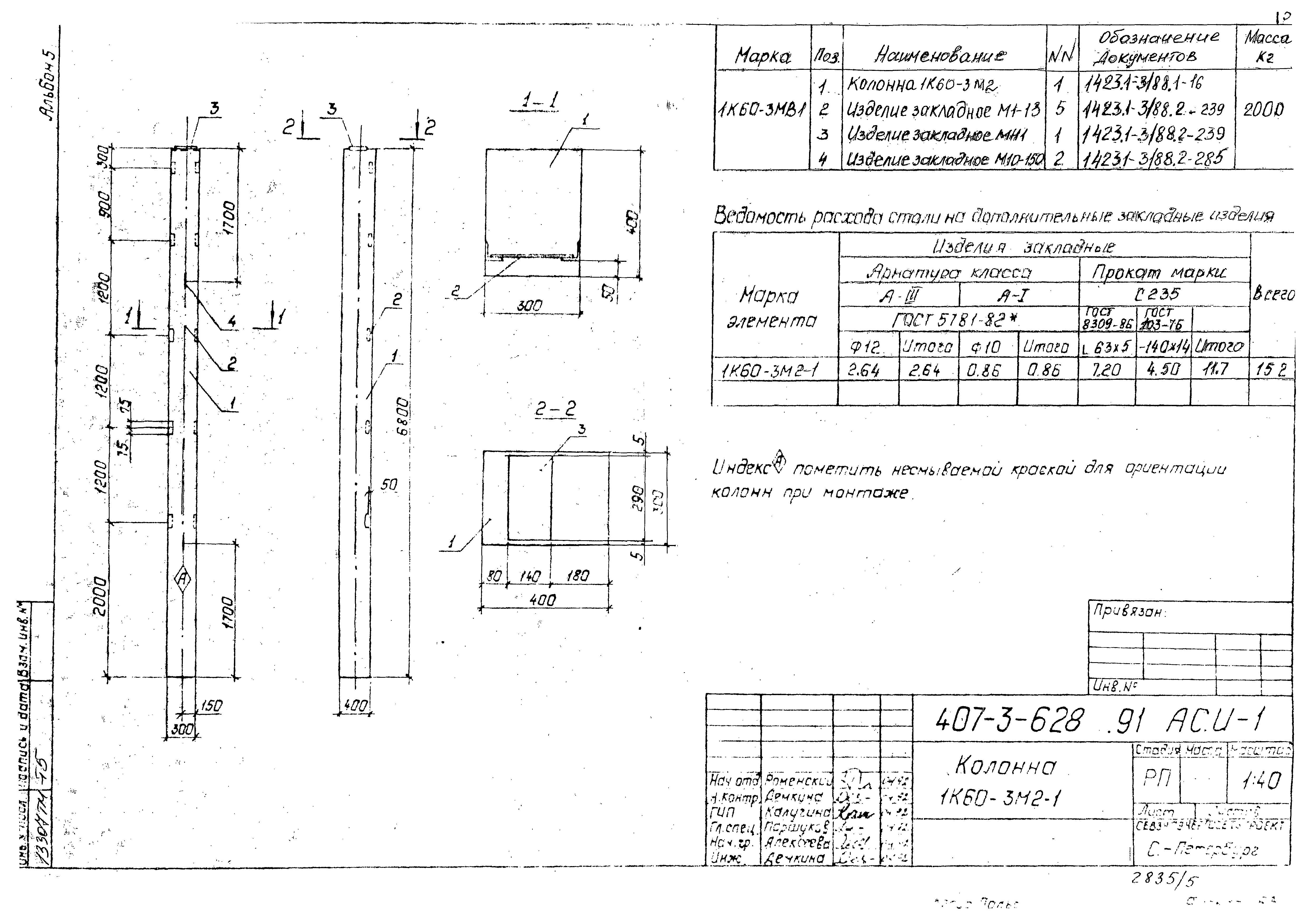 Типовой проект 407-3-628.91