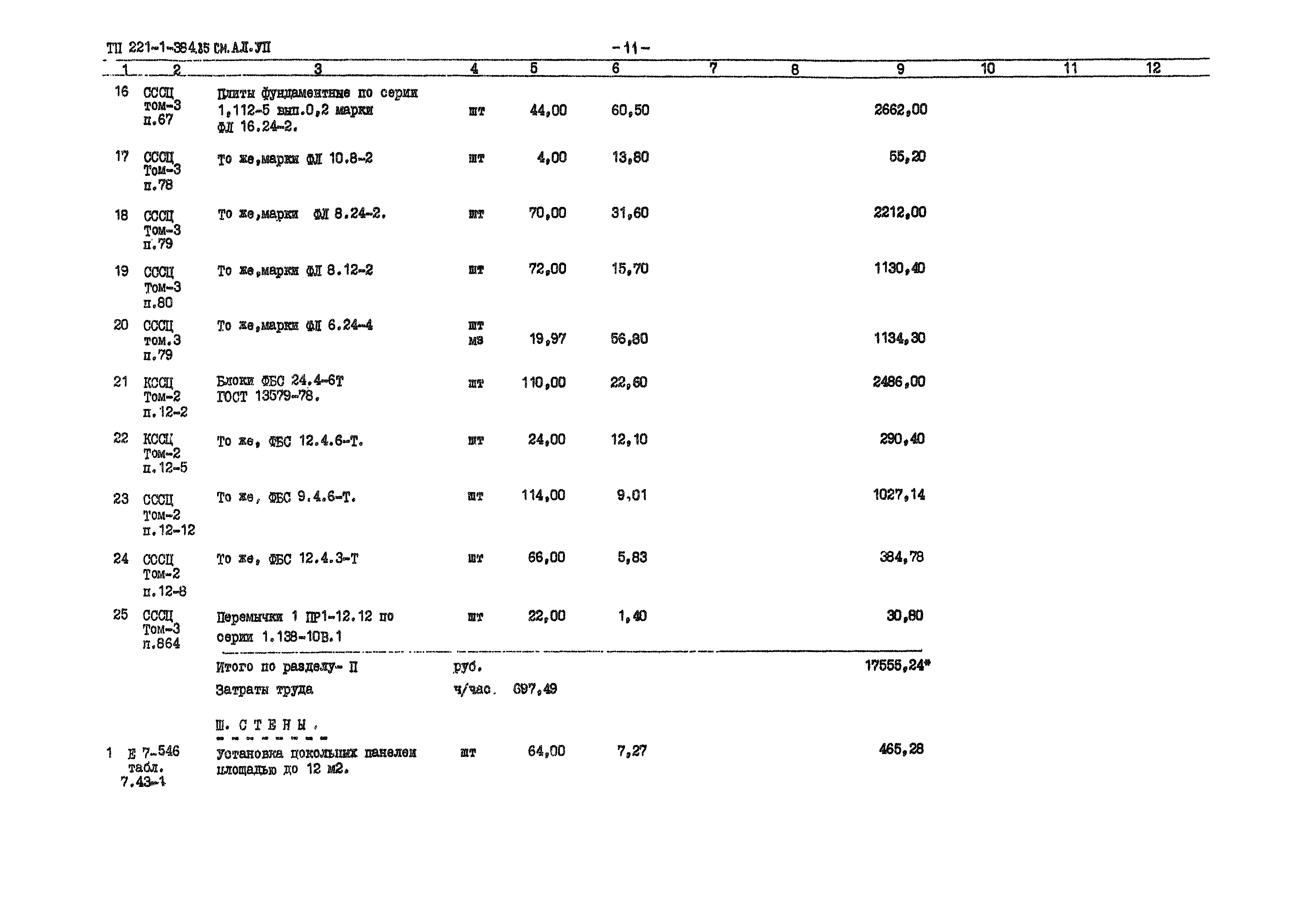 Типовой проект 221-1-384.85