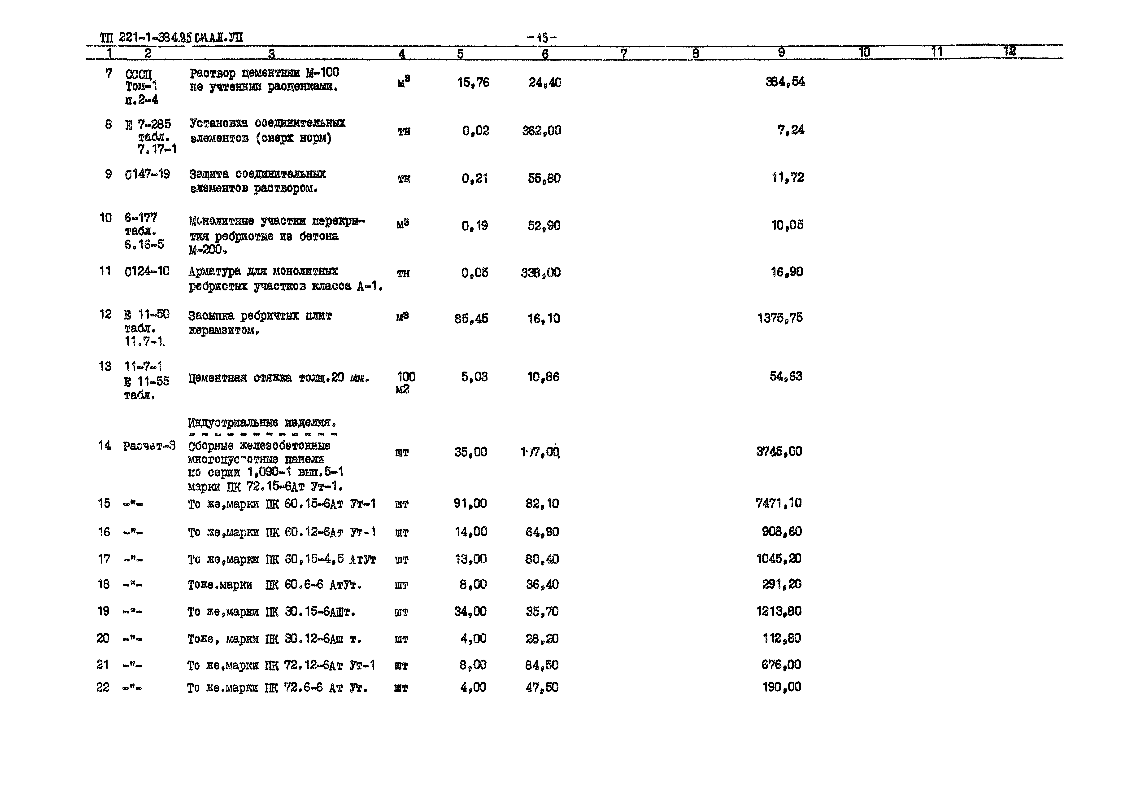 Типовой проект 221-1-384.85