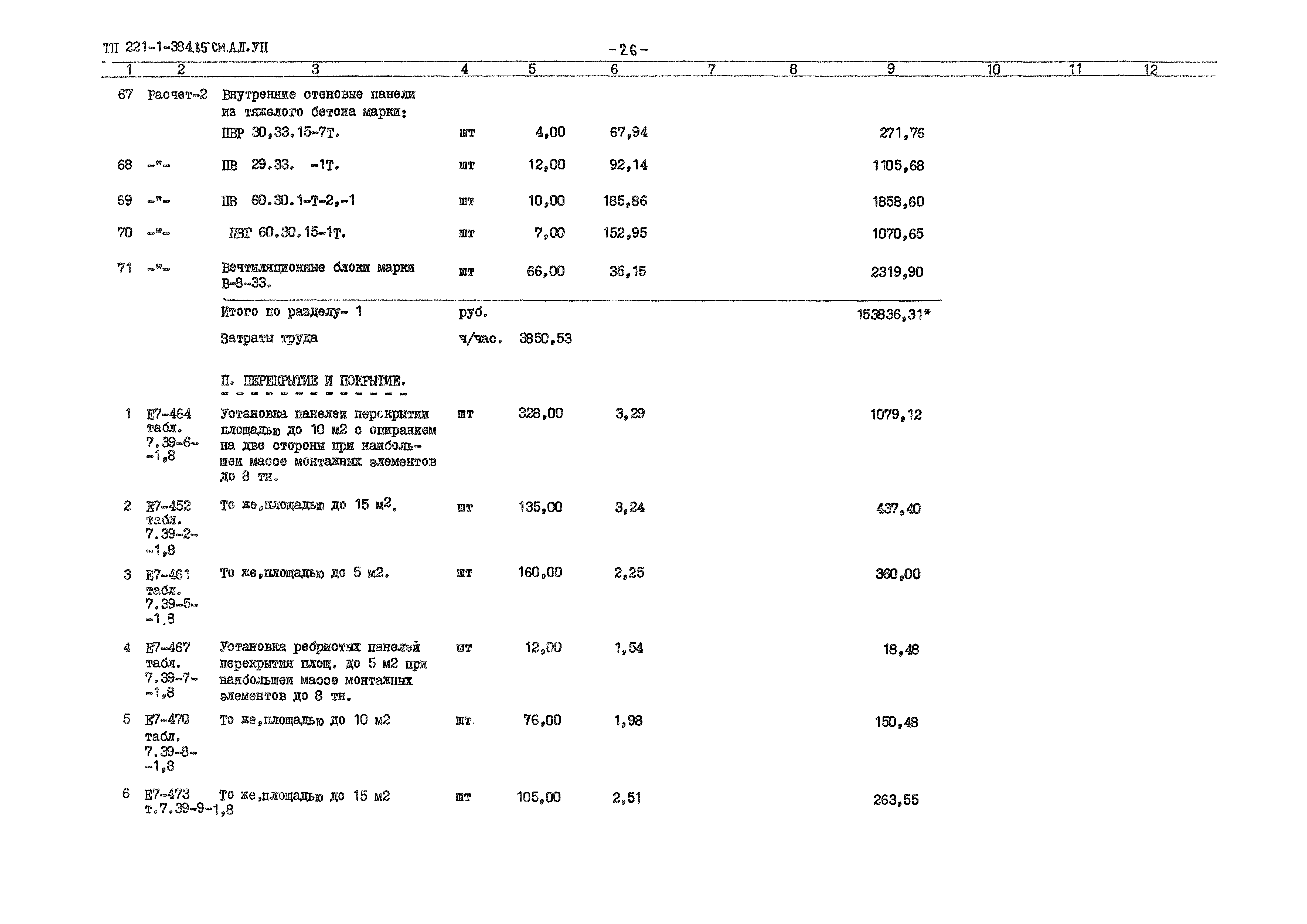 Типовой проект 221-1-384.85