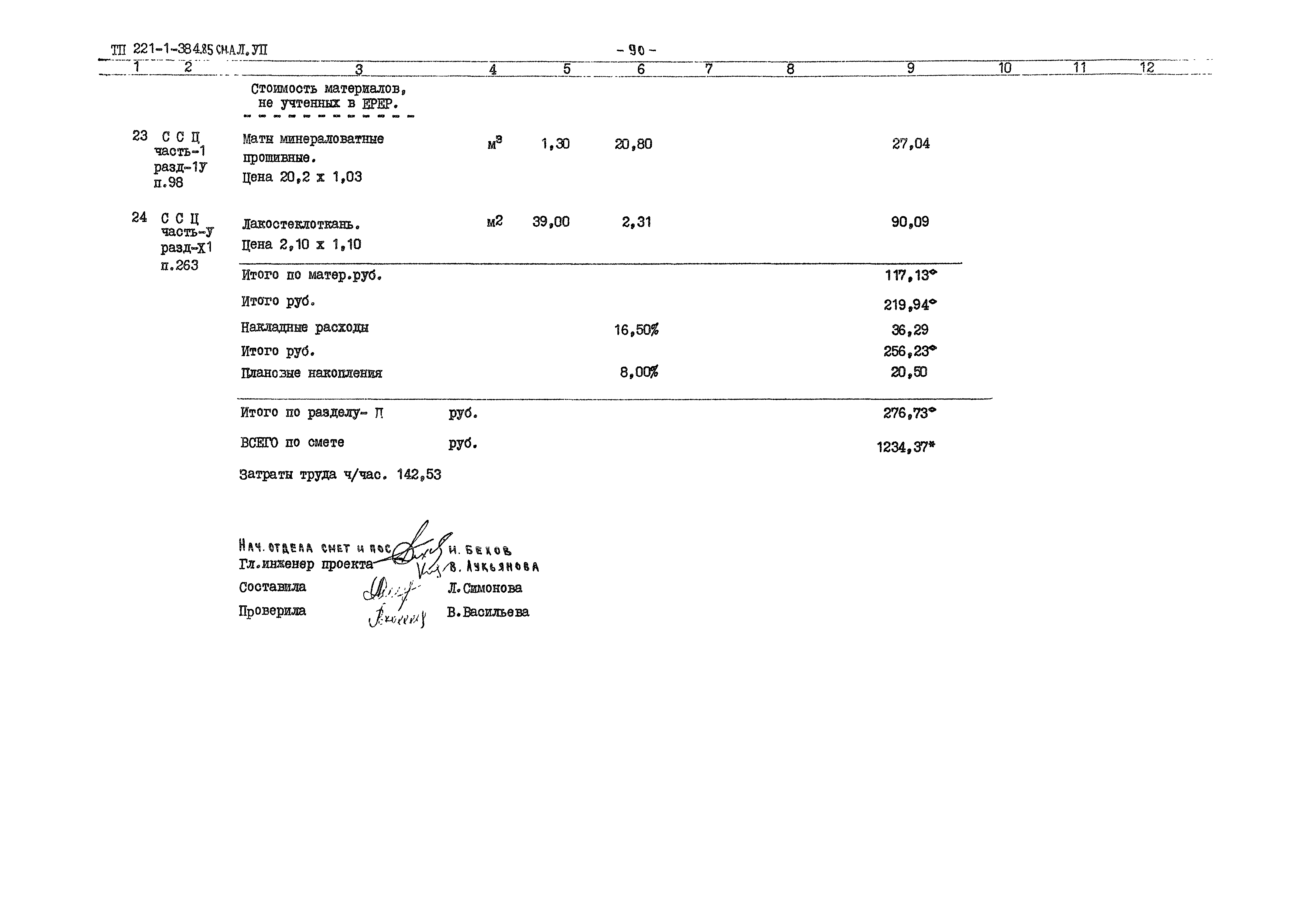 Типовой проект 221-1-384.85