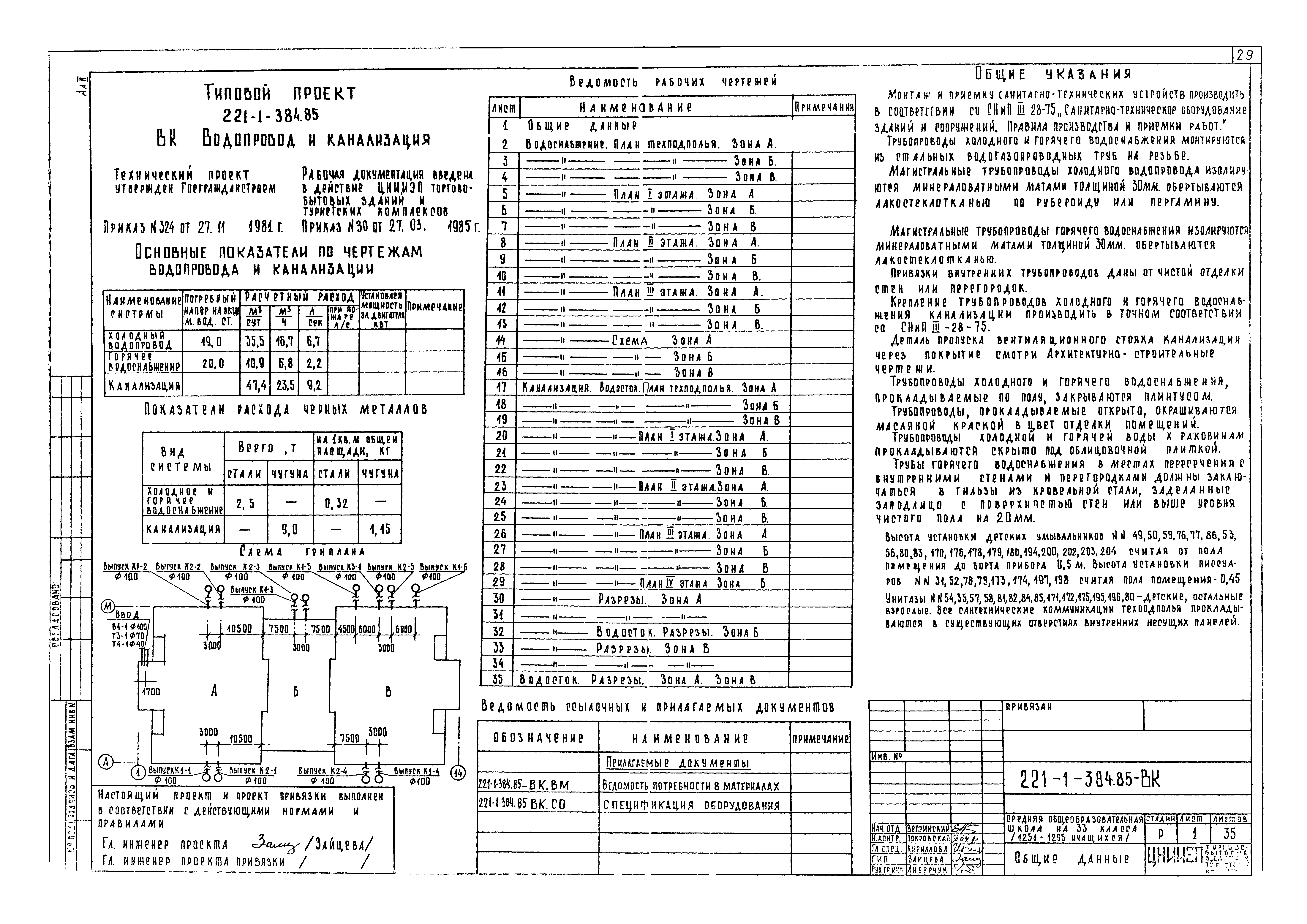 Типовой проект 221-1-384.85