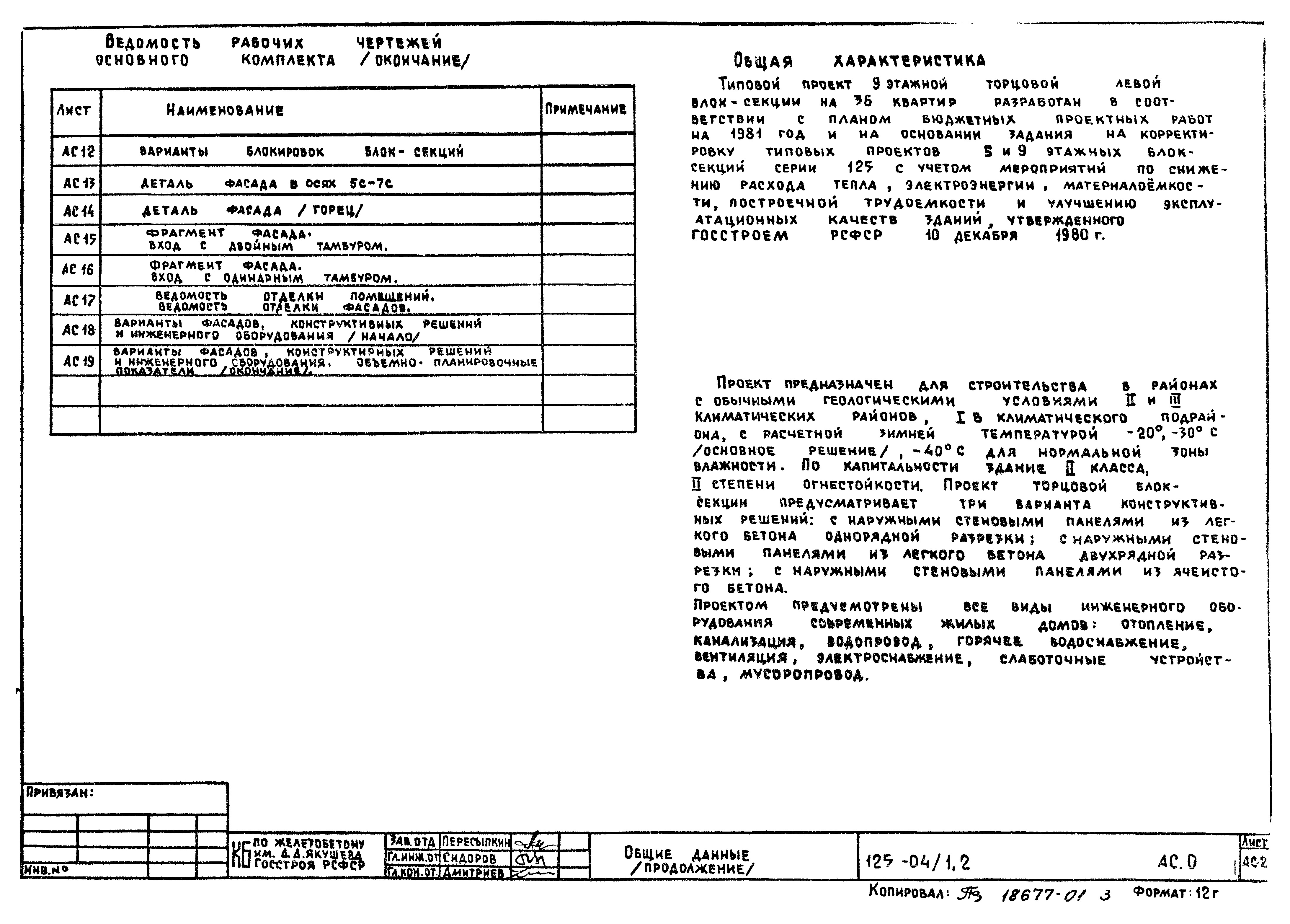 Типовой проект 125-04/1.2