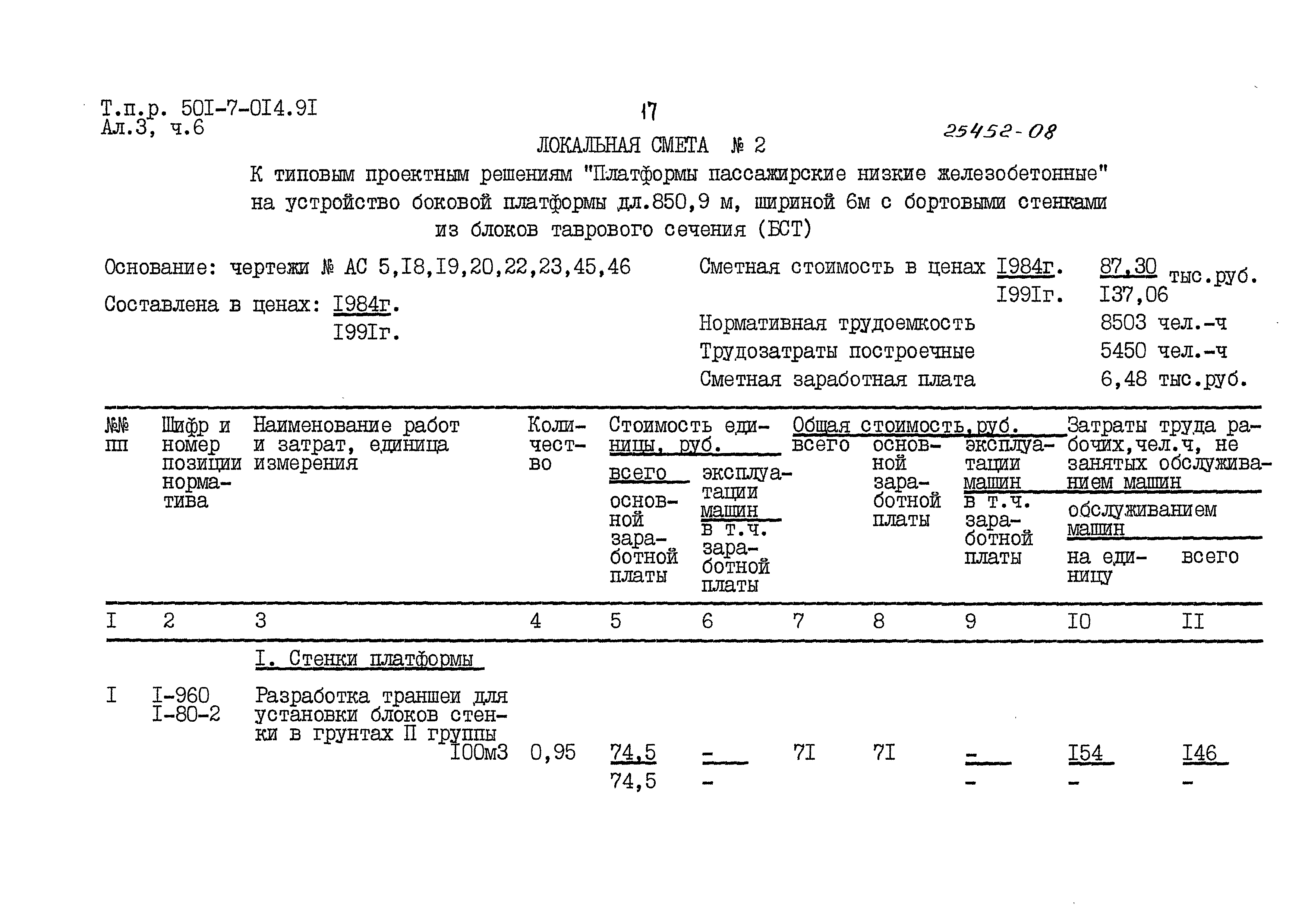 Типовые проектные решения 501-7-014.91