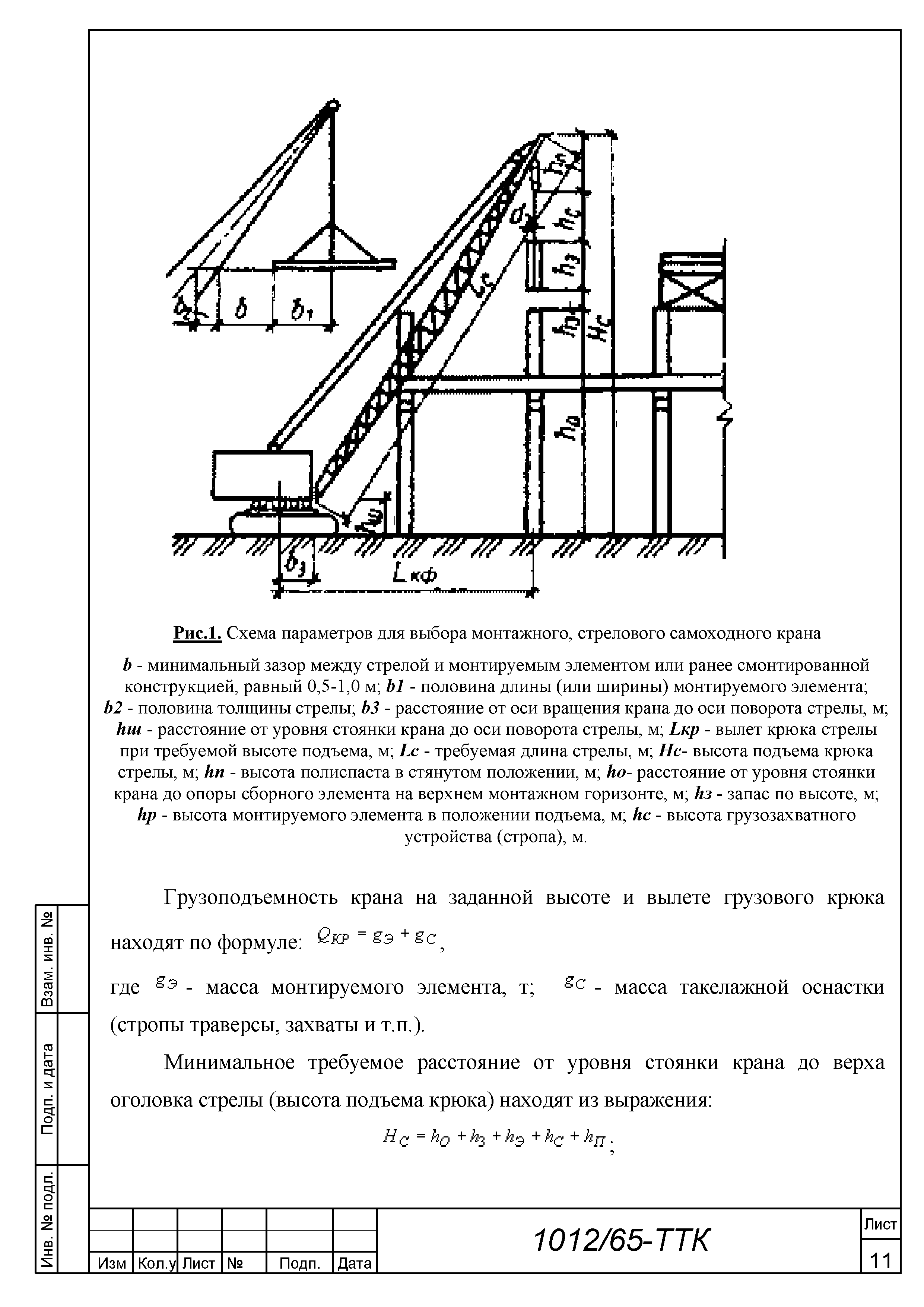 Тех карта монолитные колонны