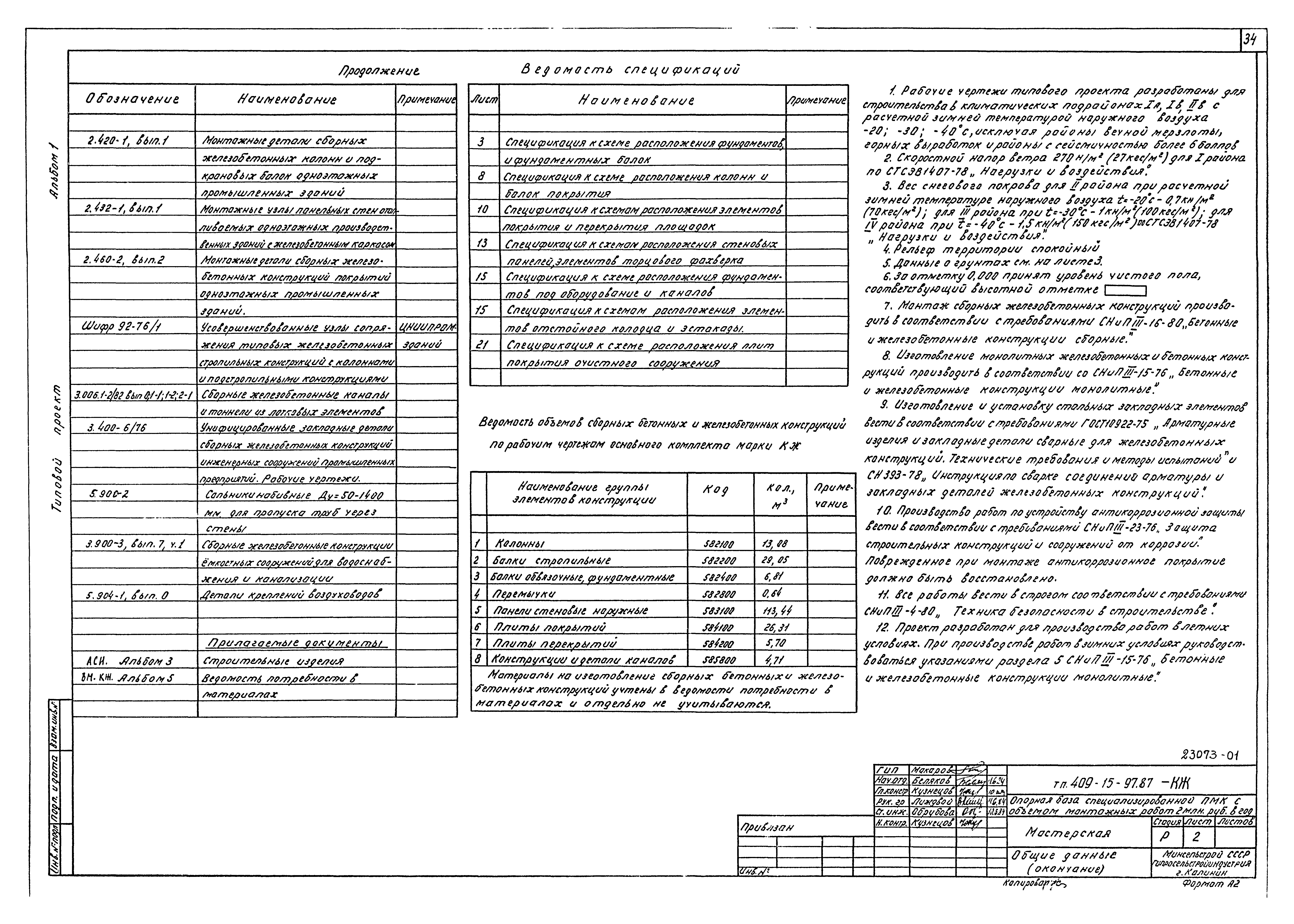 Типовой проект 409-15-97.87