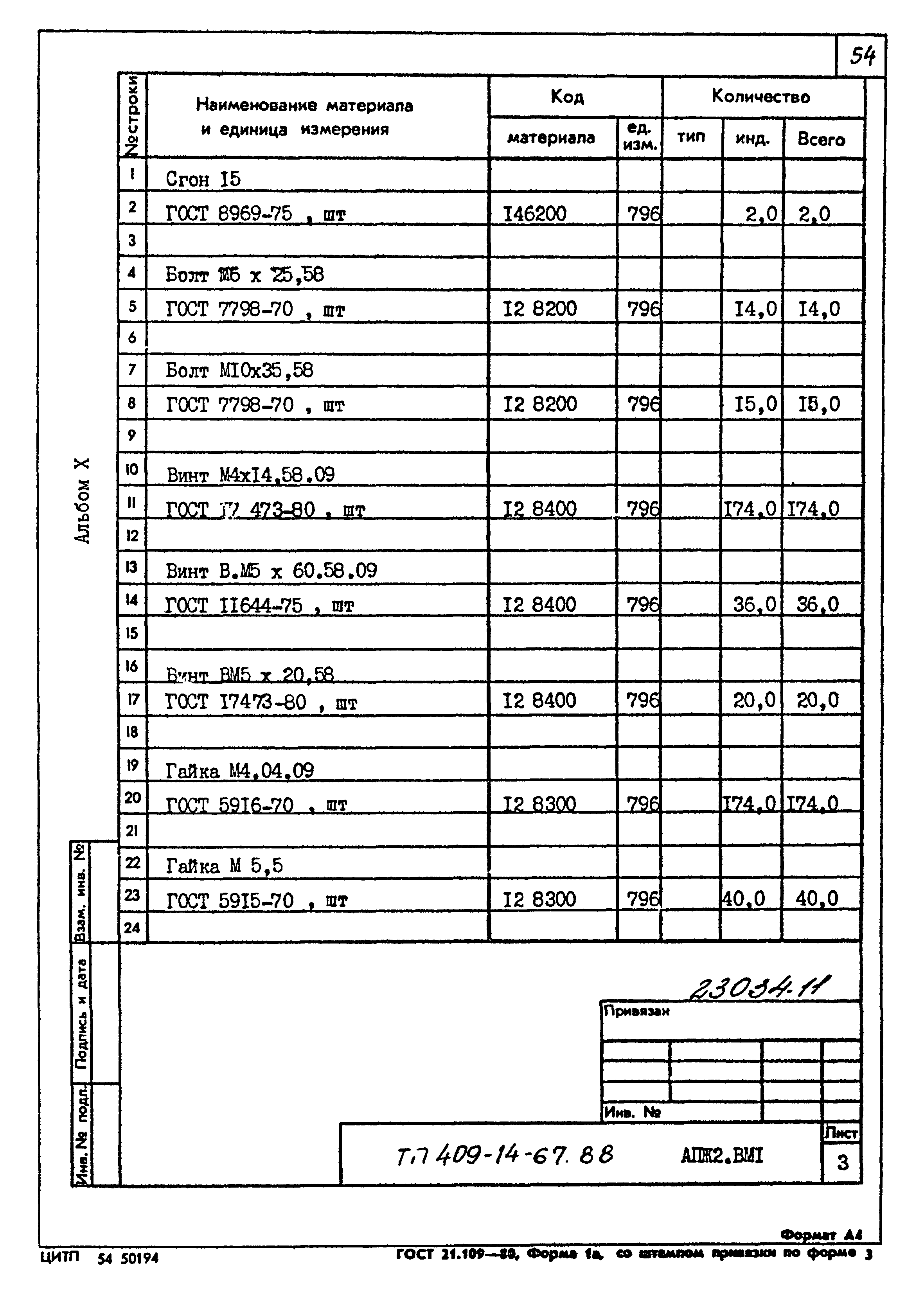 Типовой проект 409-14-67.88