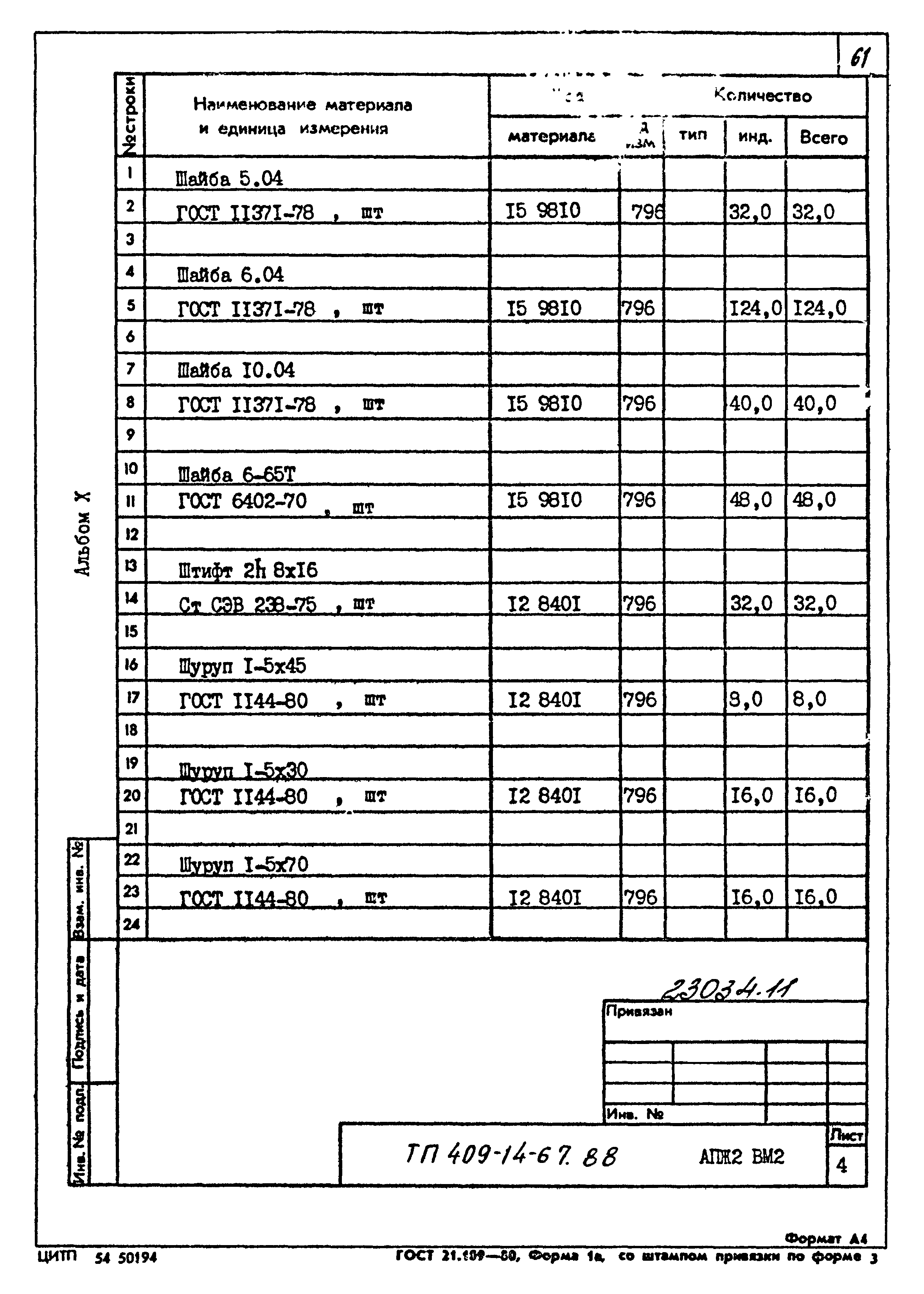 Типовой проект 409-14-67.88