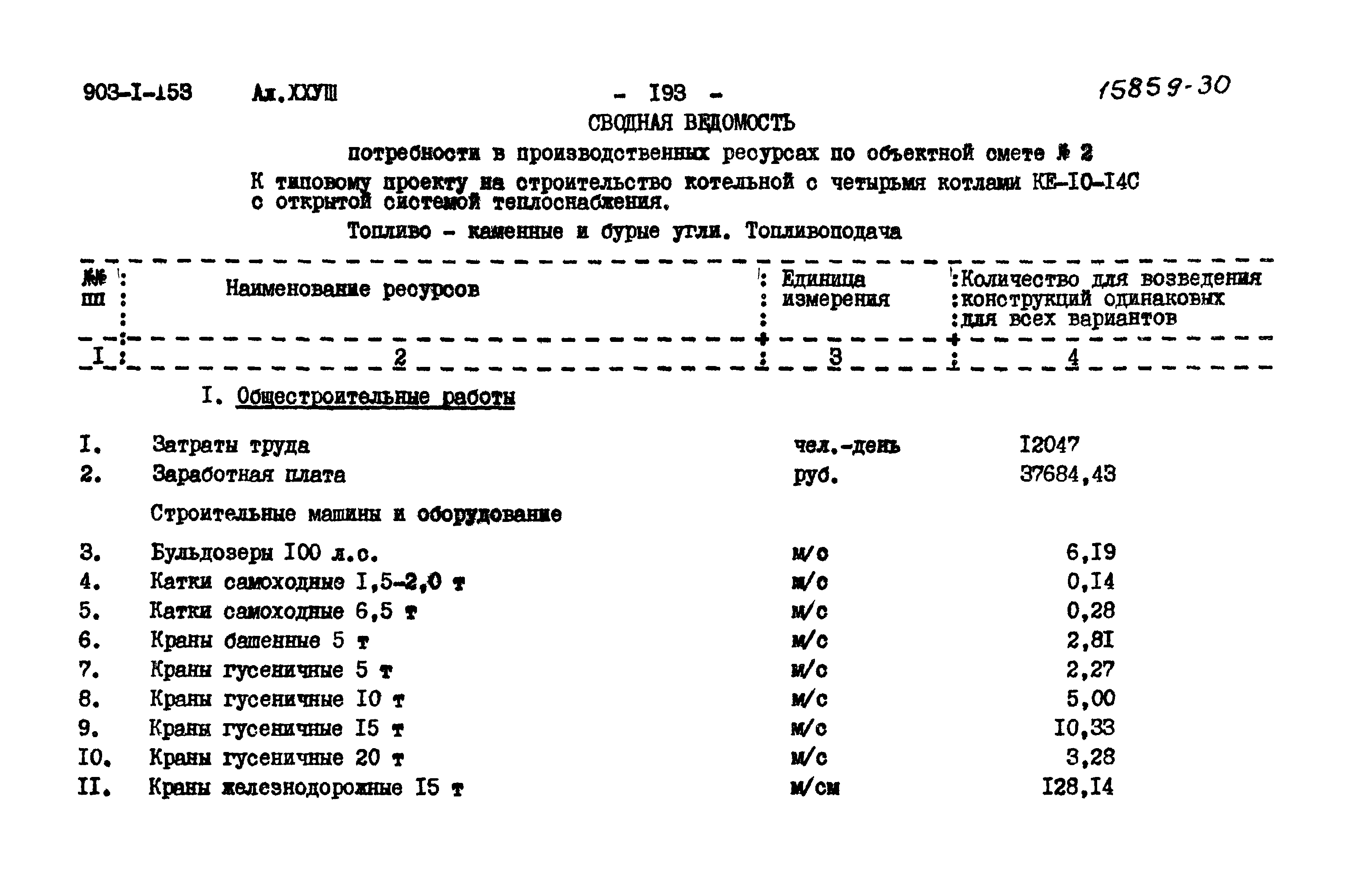 Типовой проект 903-1-158