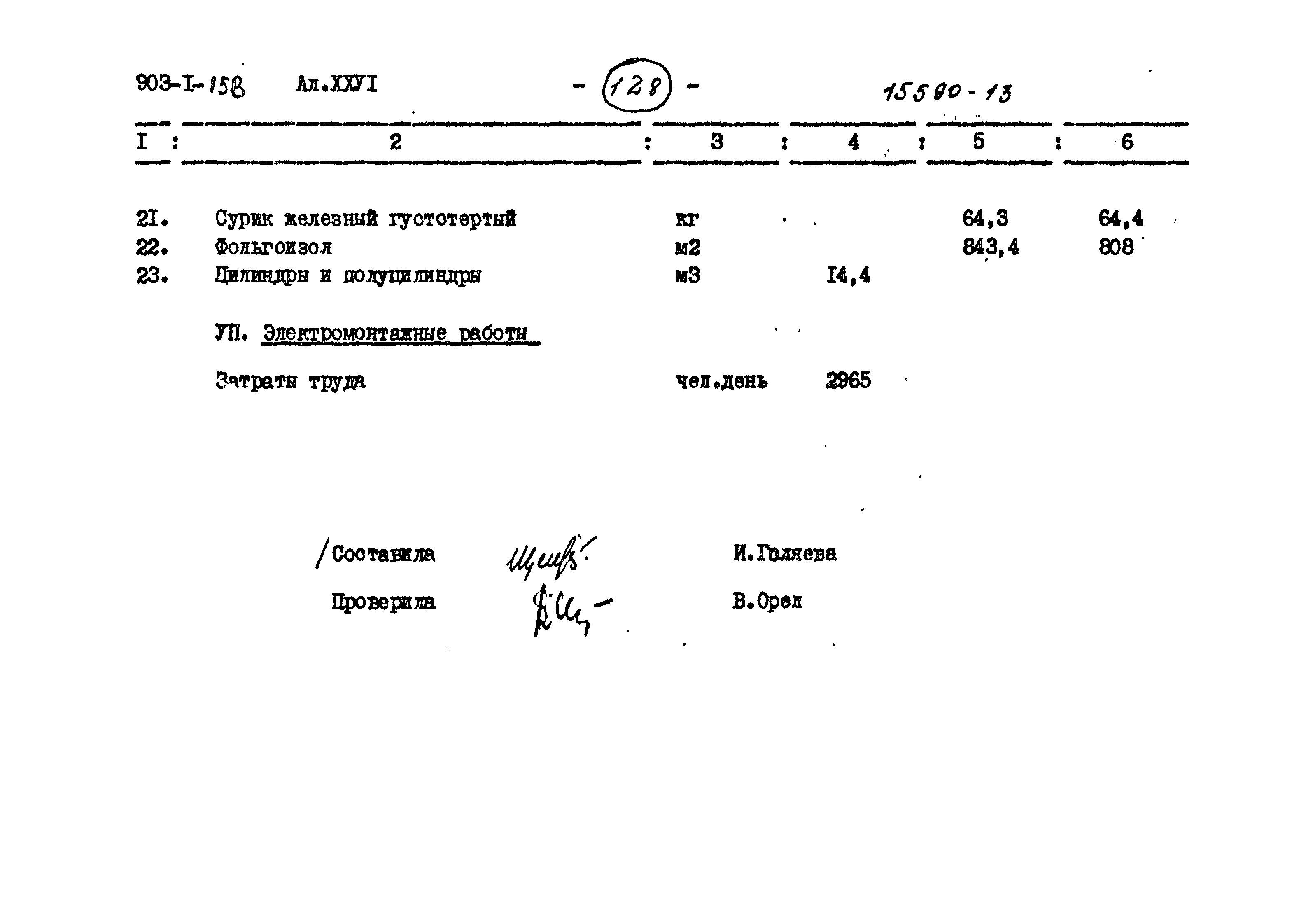 Типовой проект 903-1-158
