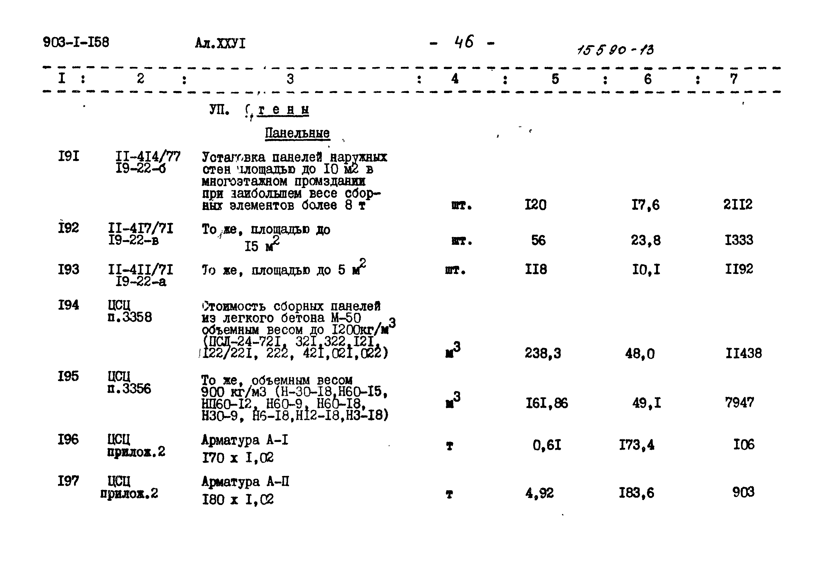 Типовой проект 903-1-158
