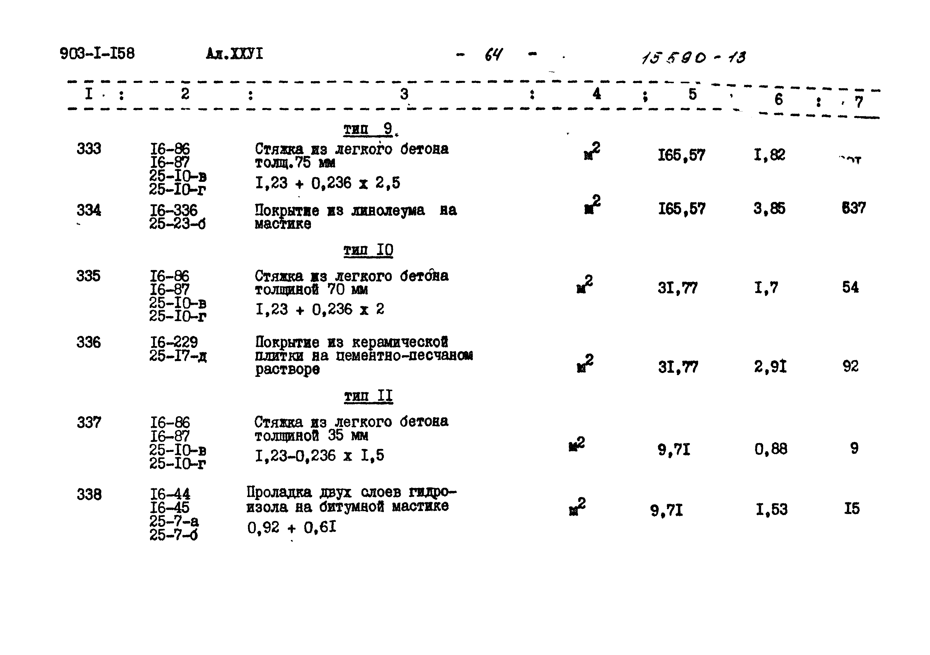 Типовой проект 903-1-158