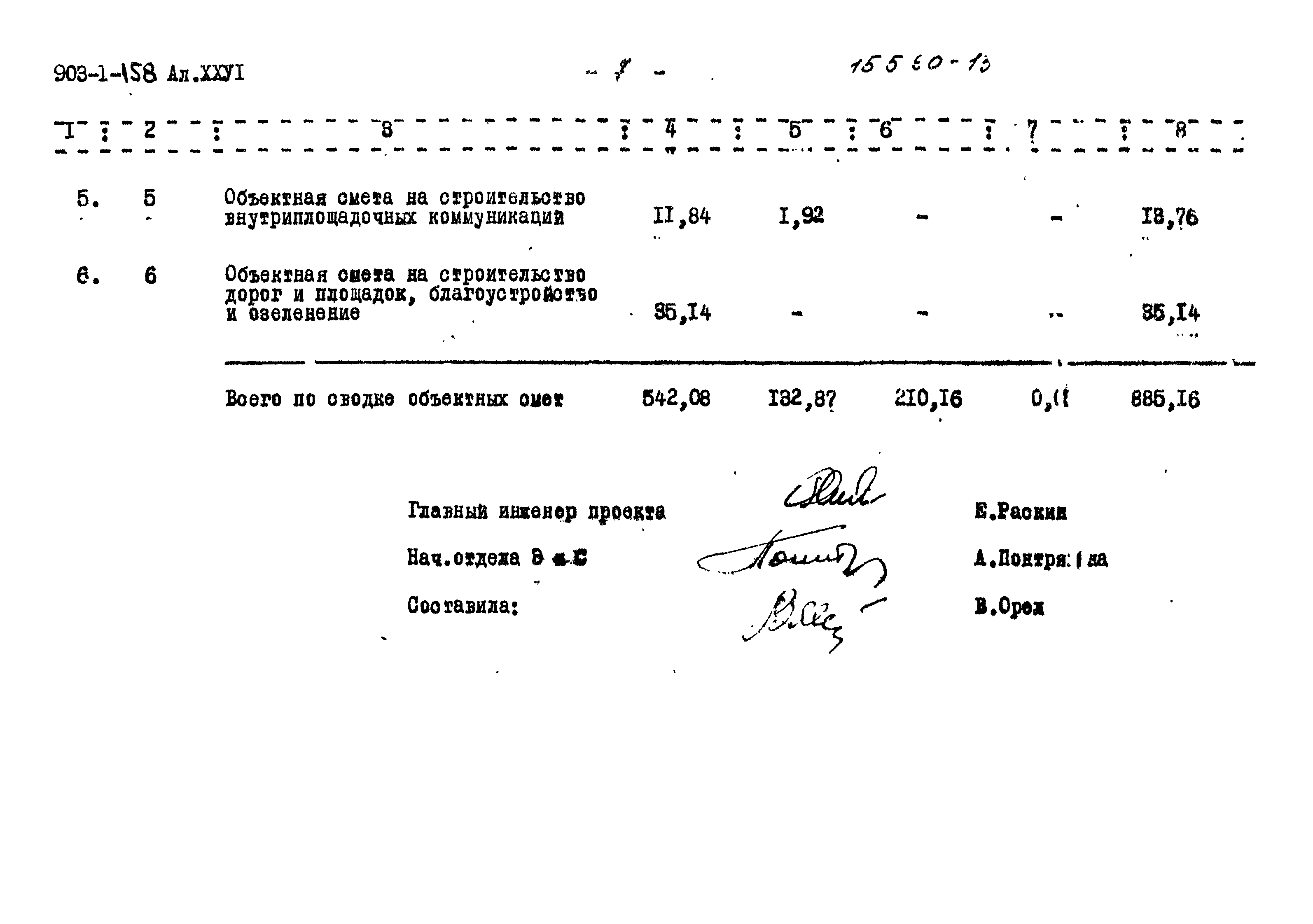 Типовой проект 903-1-158