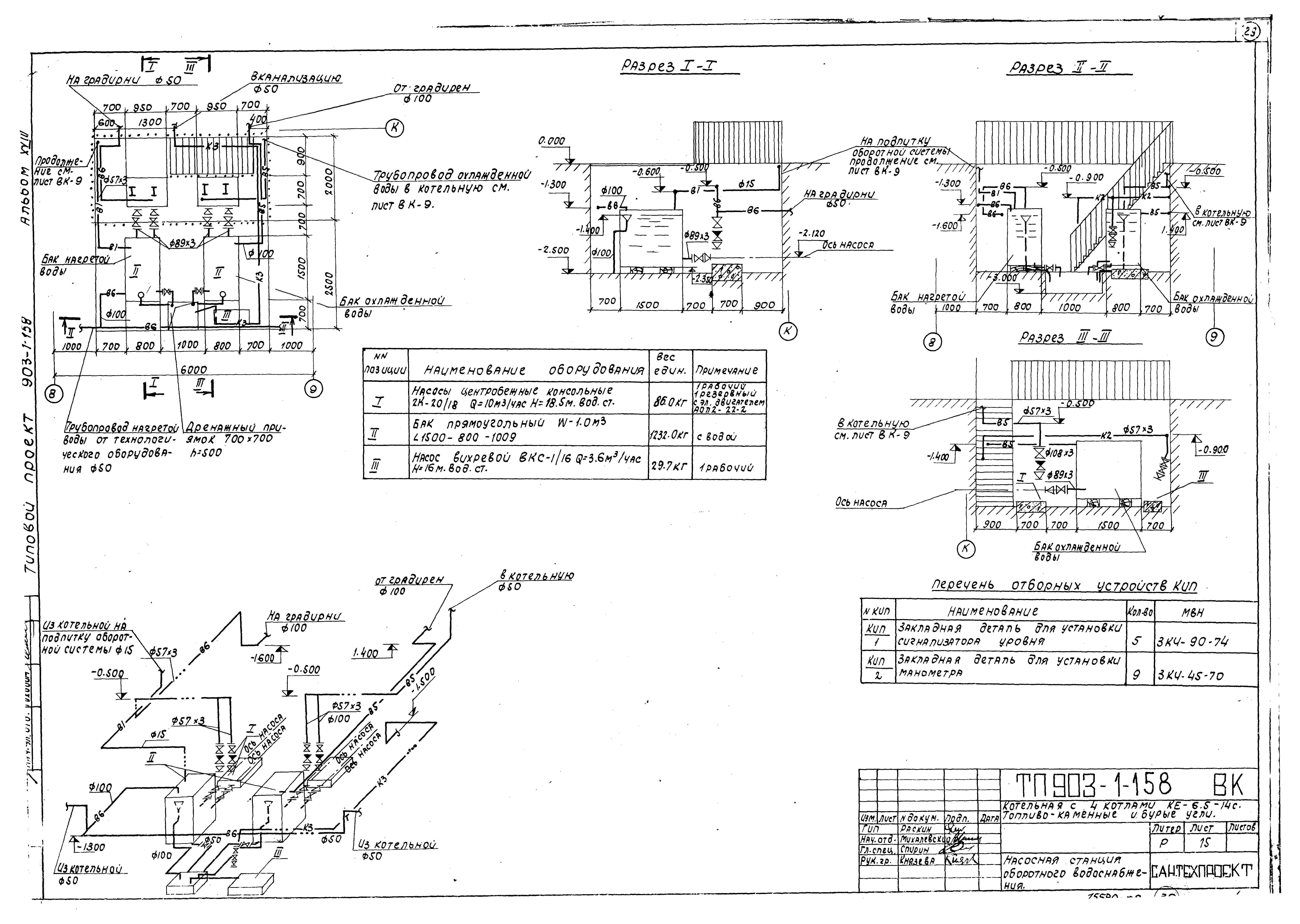 Типовой проект 903-1-158