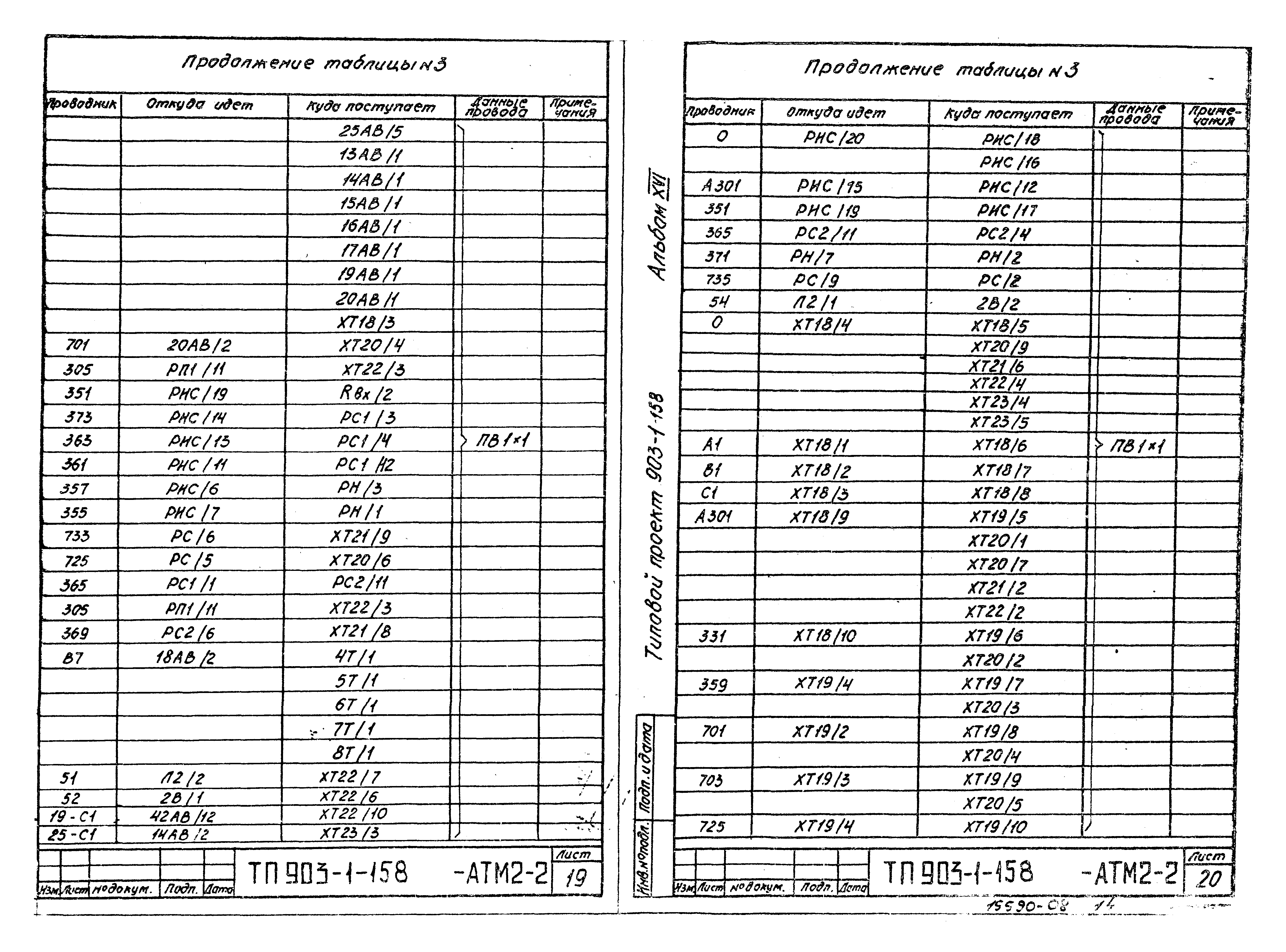 Типовой проект 903-1-158