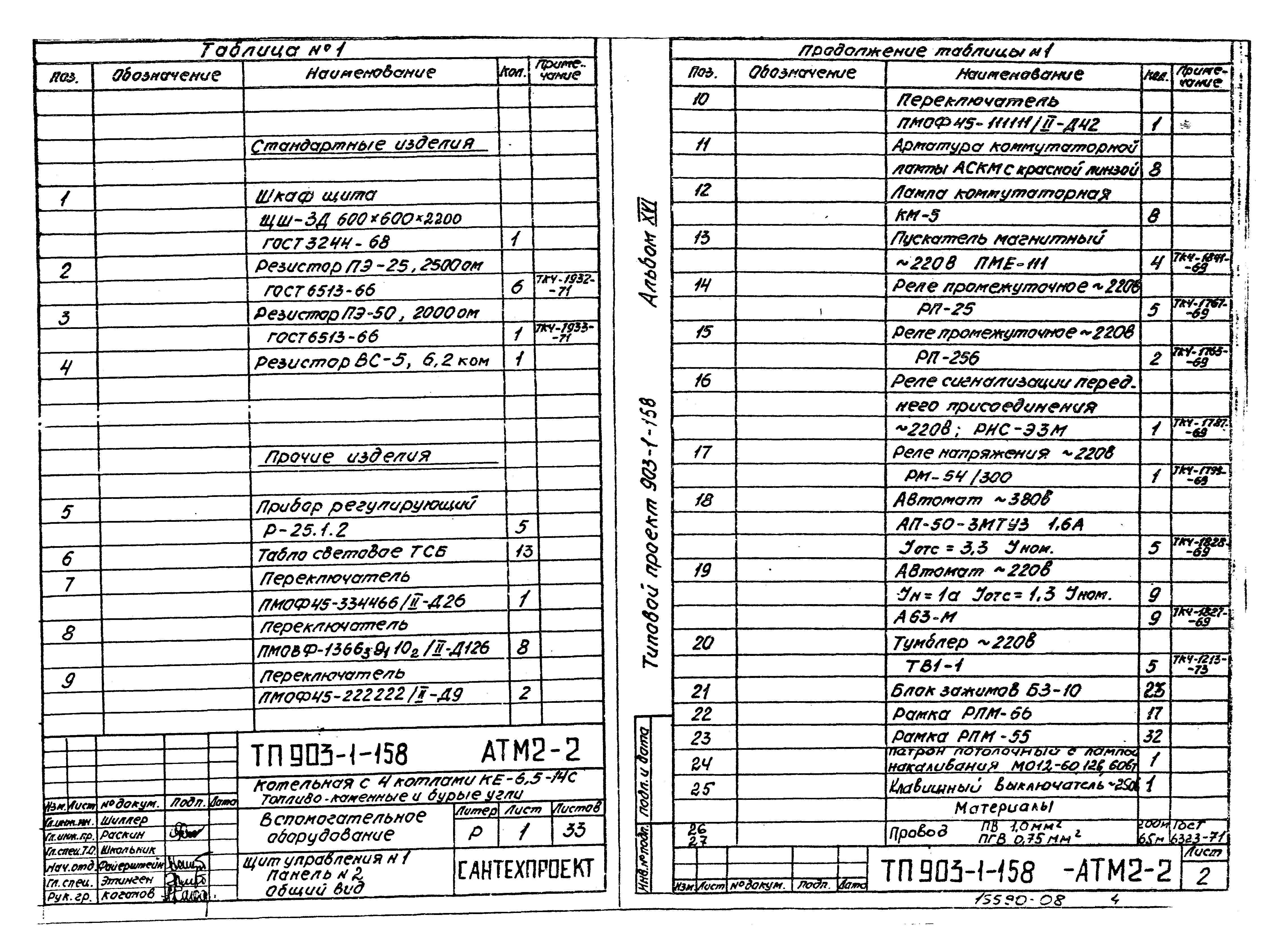 Типовой проект 903-1-158