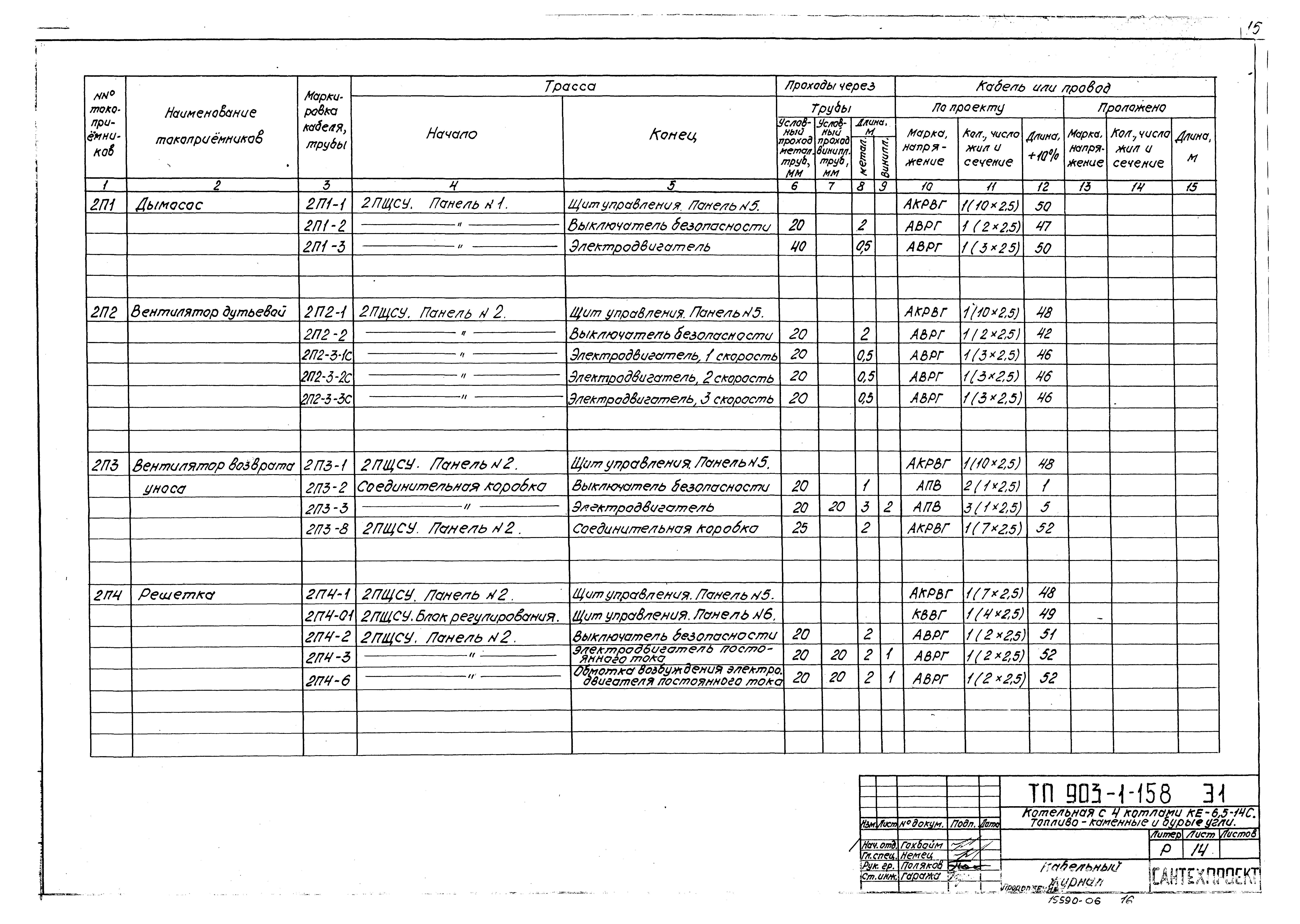 Типовой проект 903-1-158