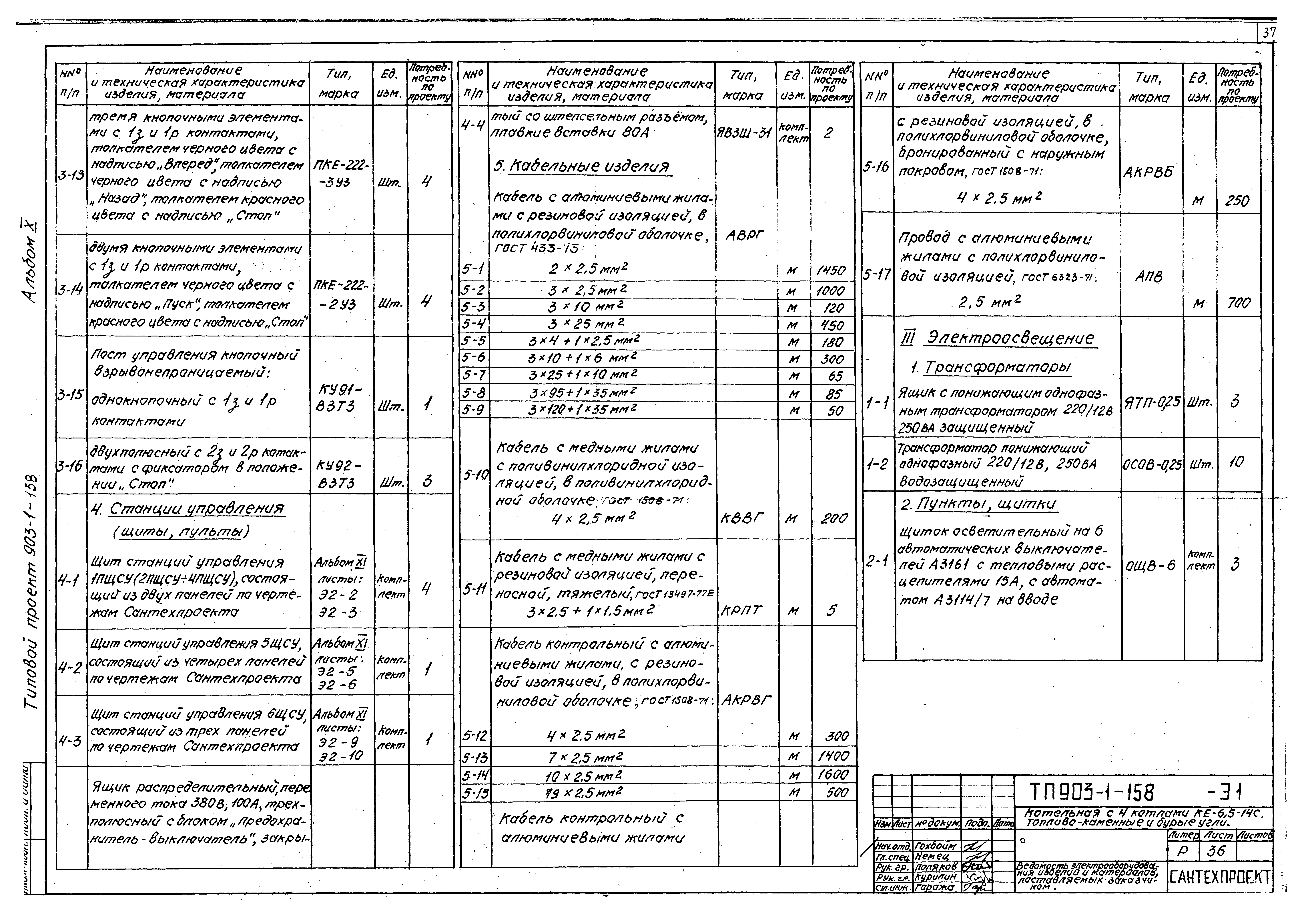 Типовой проект 903-1-158