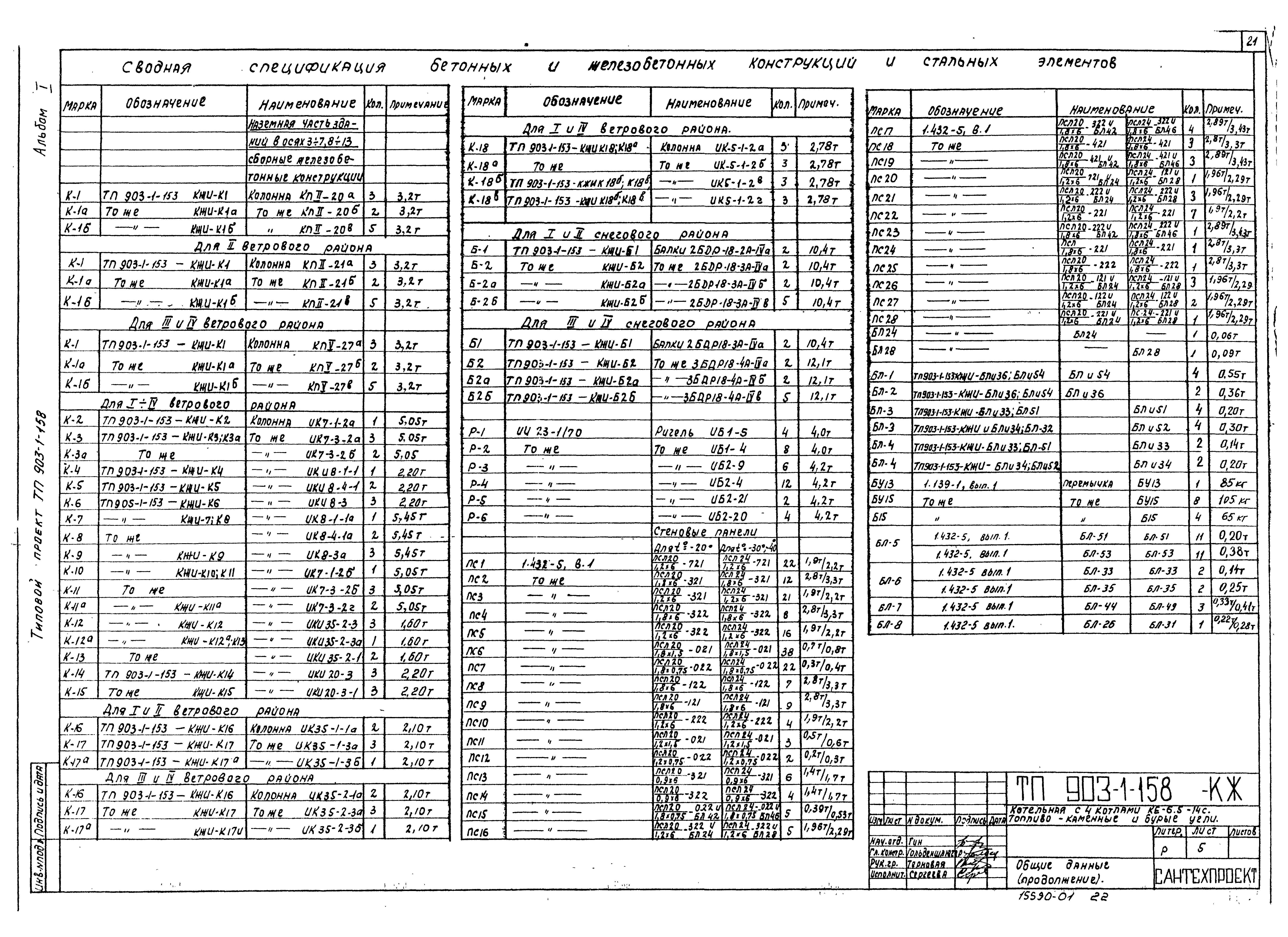 Типовой проект 903-1-158