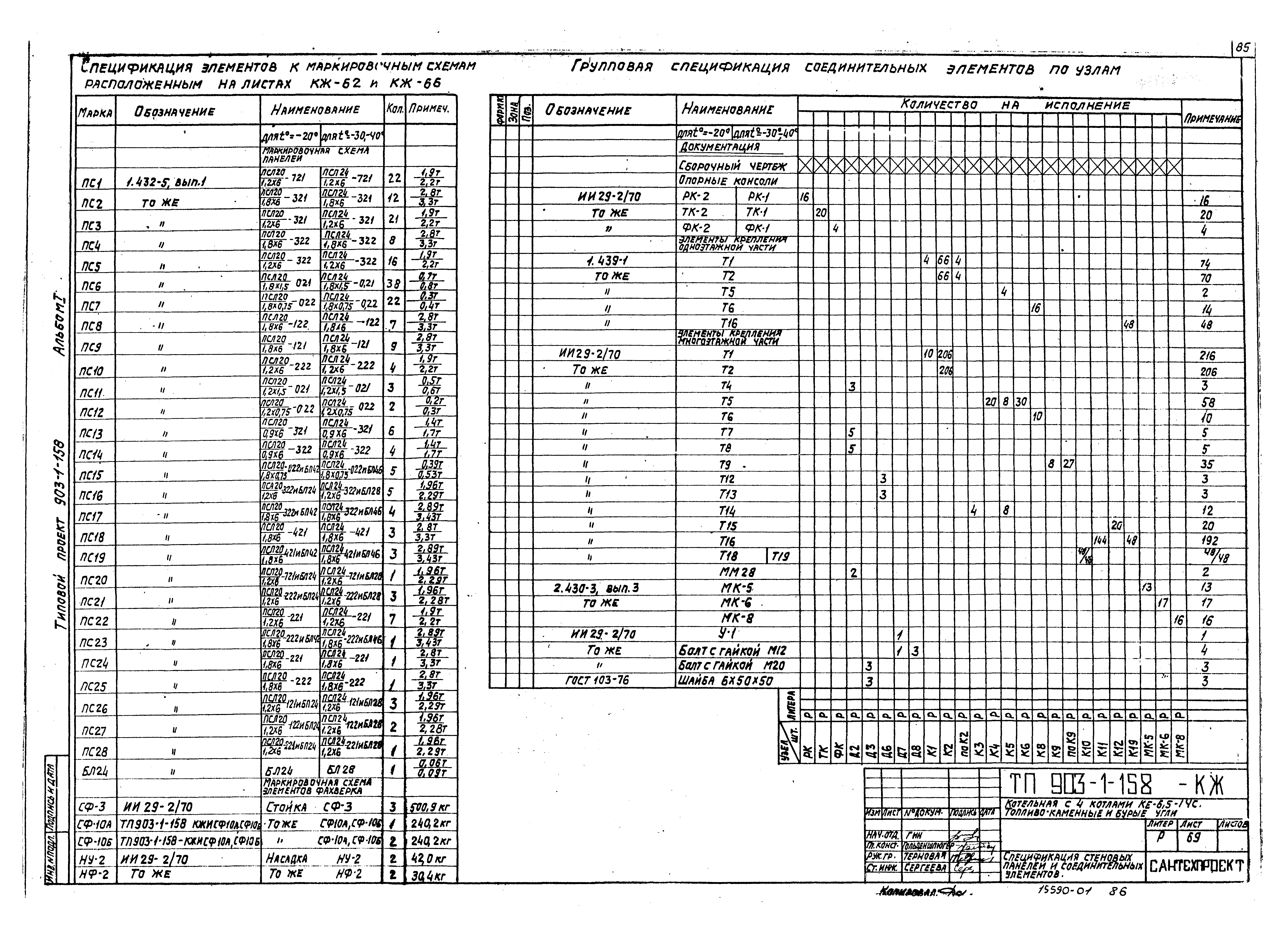 Типовой проект 903-1-158