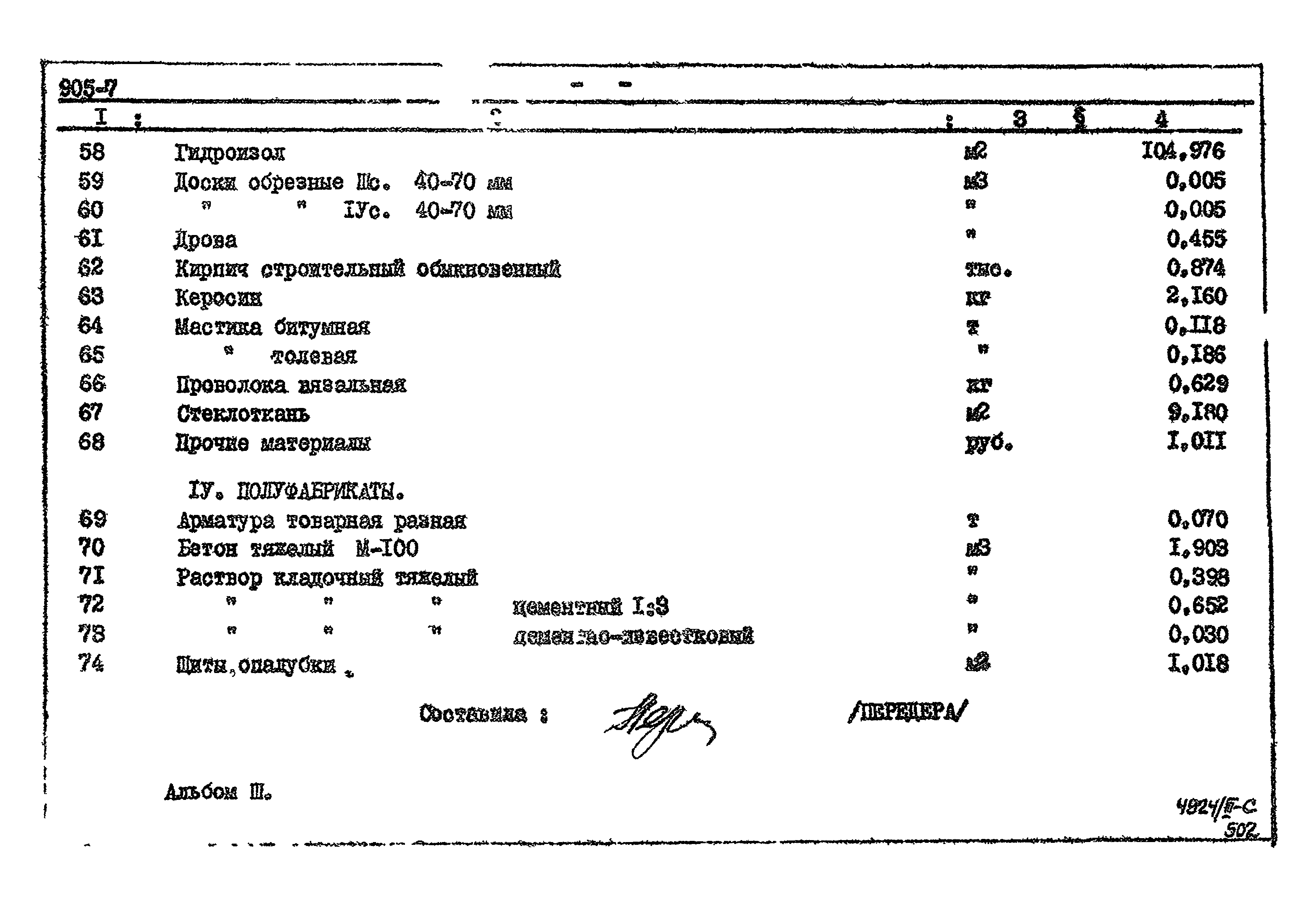 Типовой проект 905-7