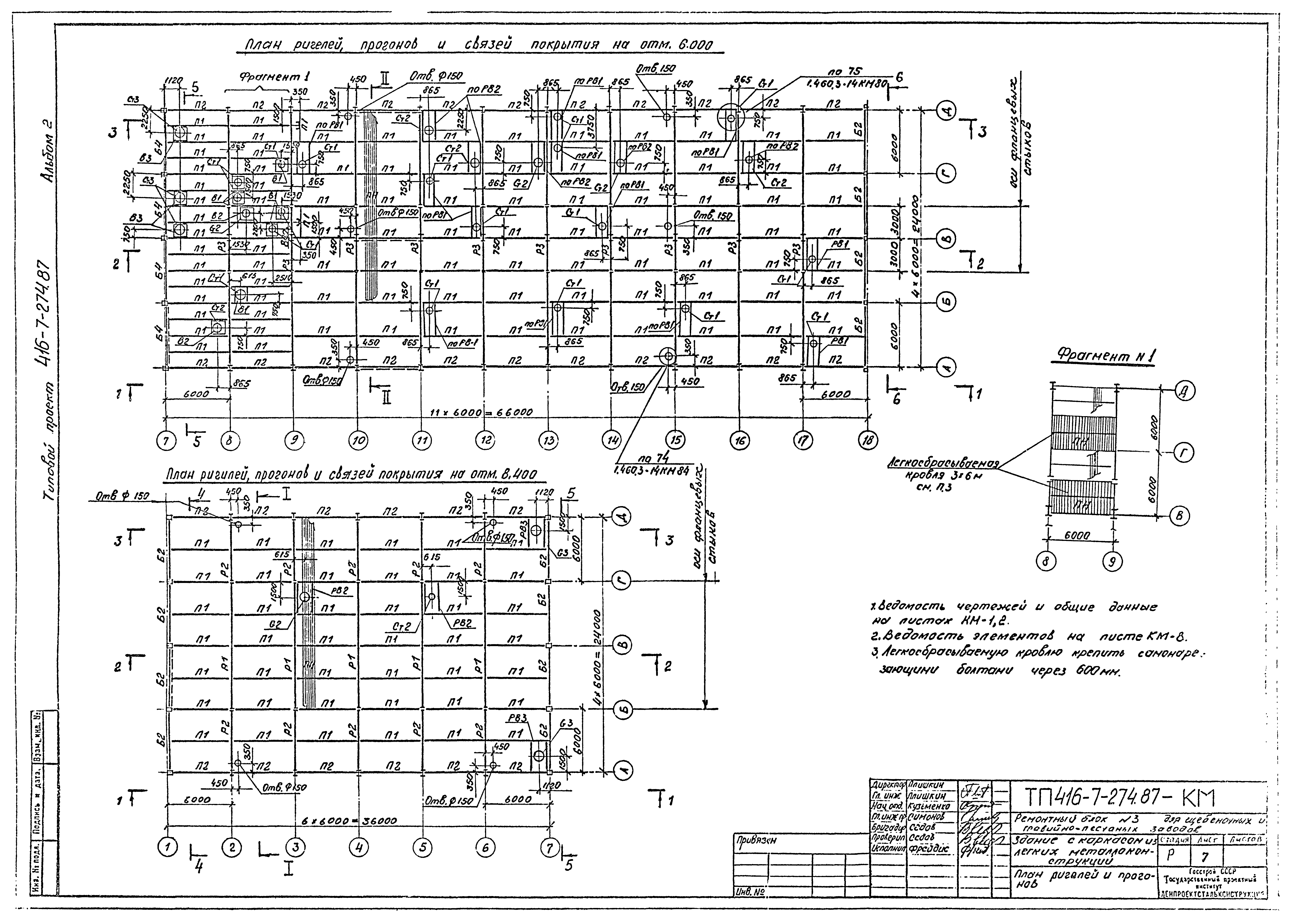 Типовой проект 416-7-274.87