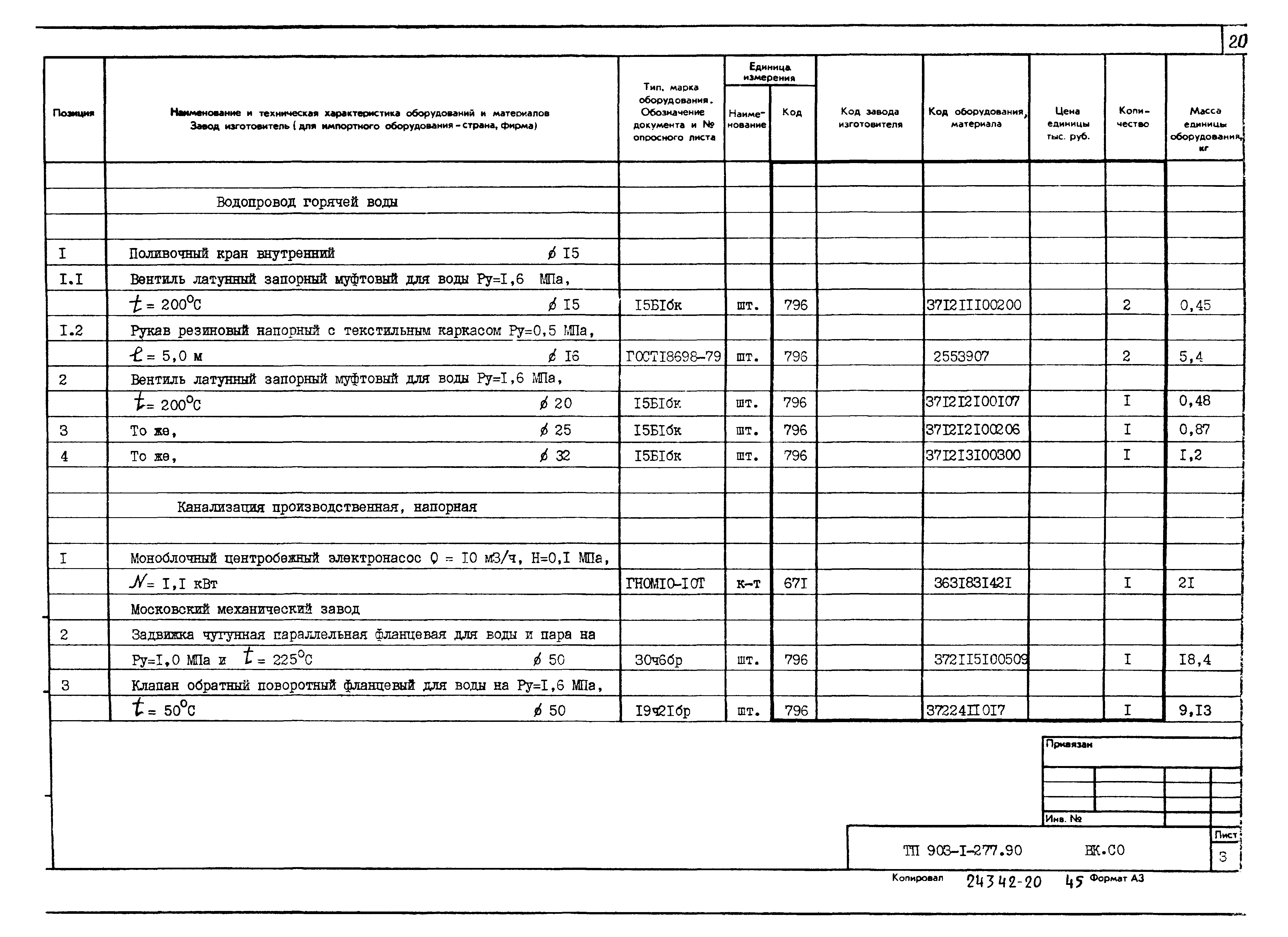 Типовой проект 903-1-277.90