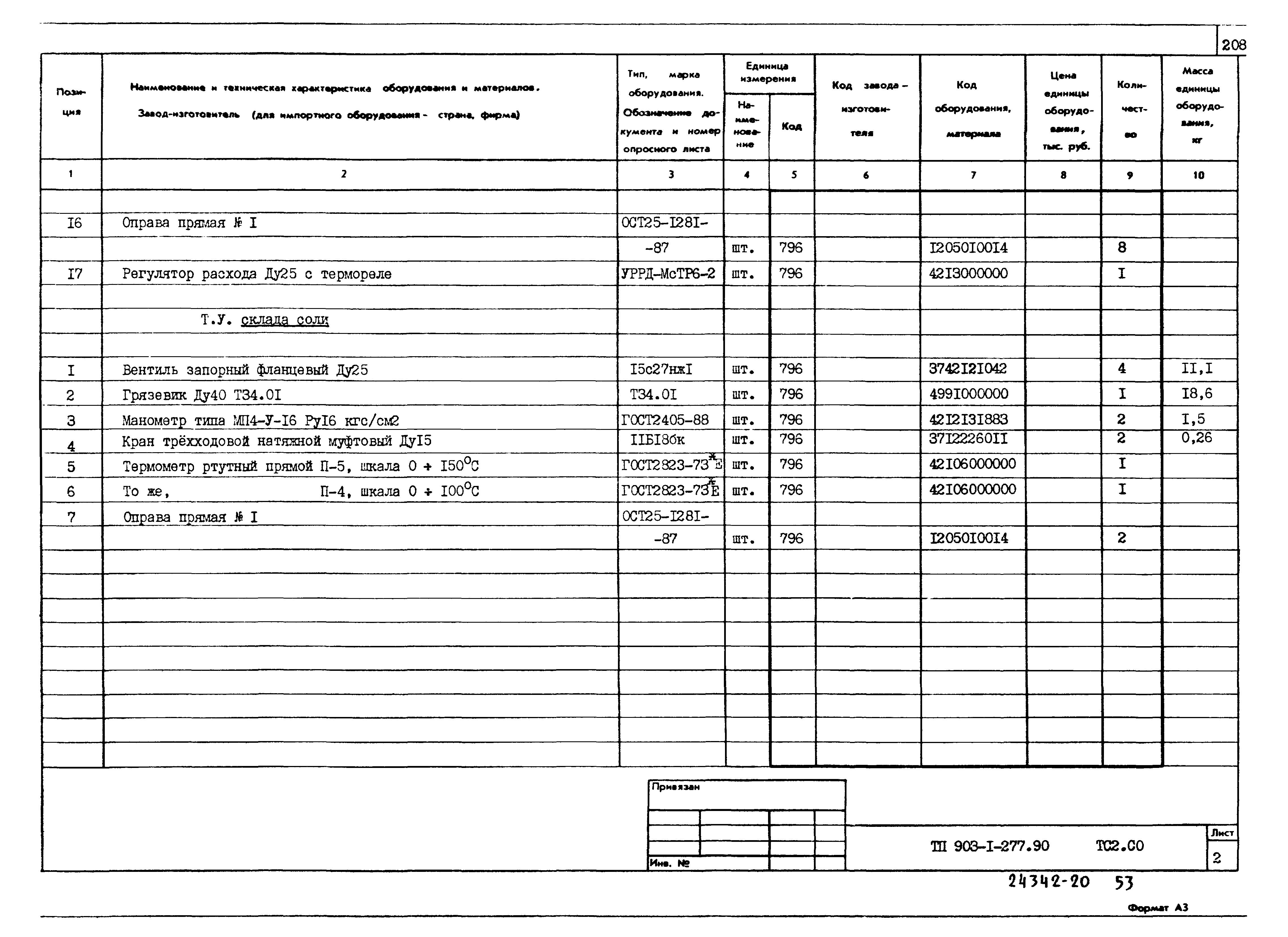 Типовой проект 903-1-277.90