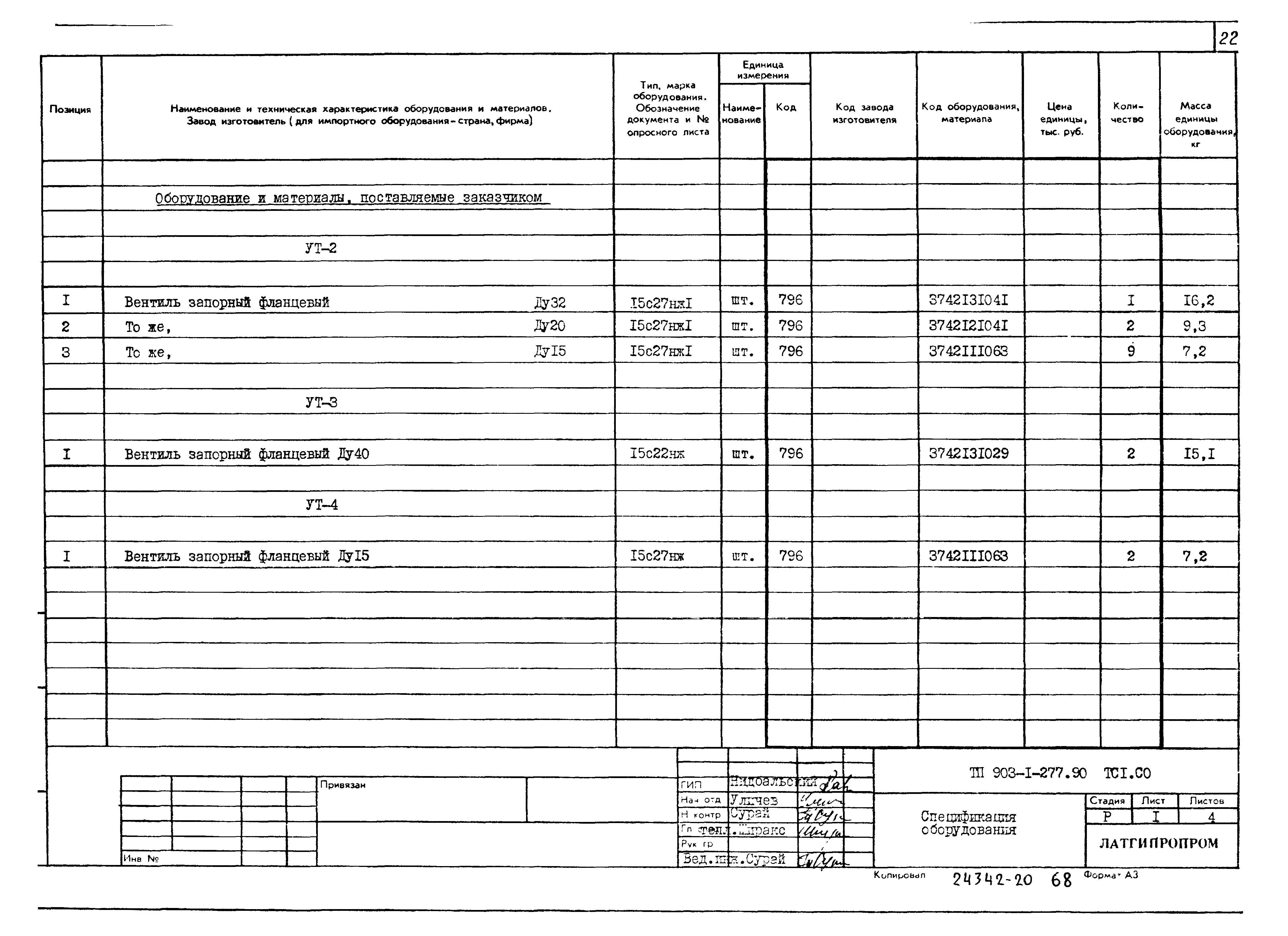 Типовой проект 903-1-277.90