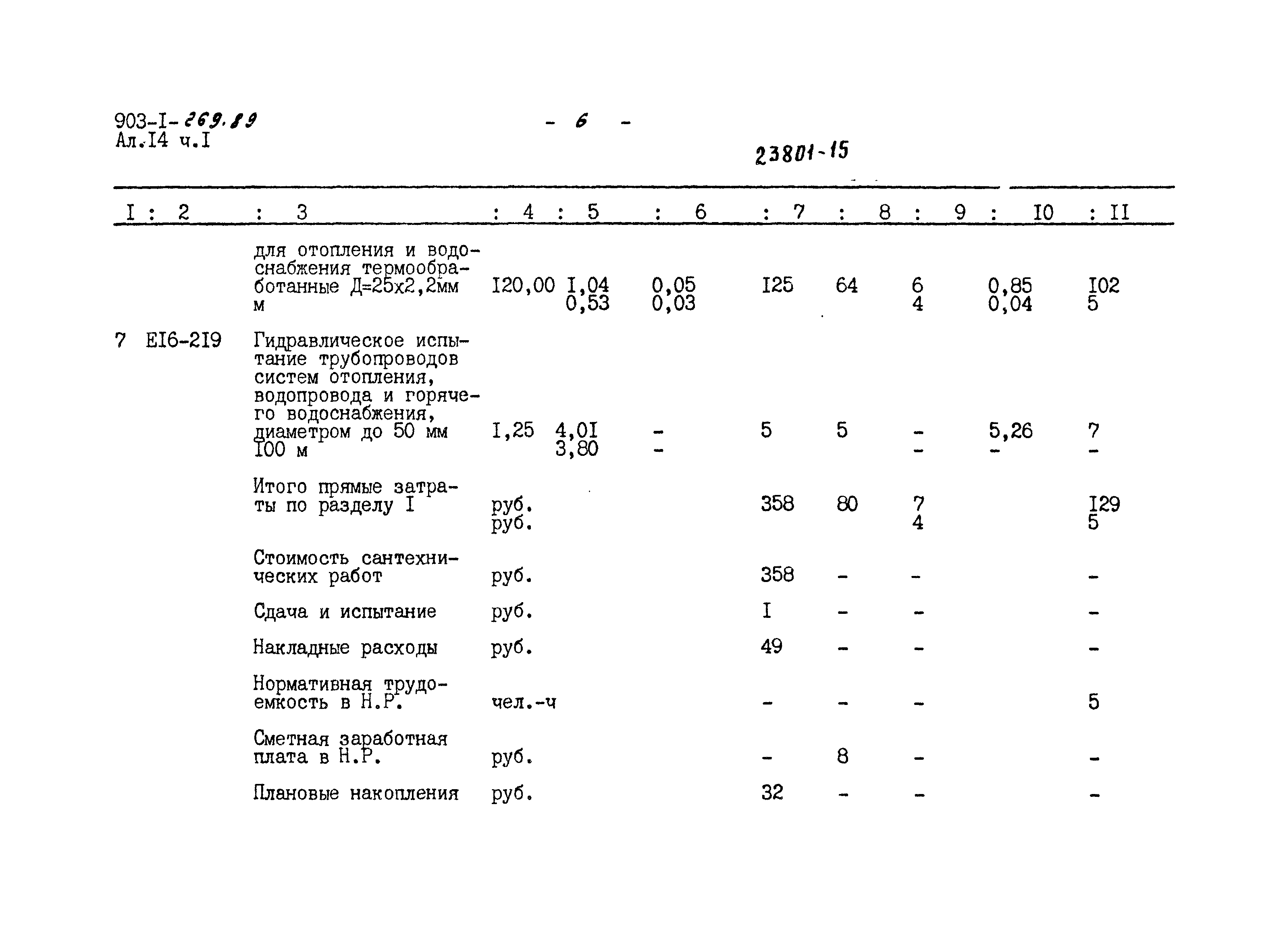 Типовой проект 903-1-269.89
