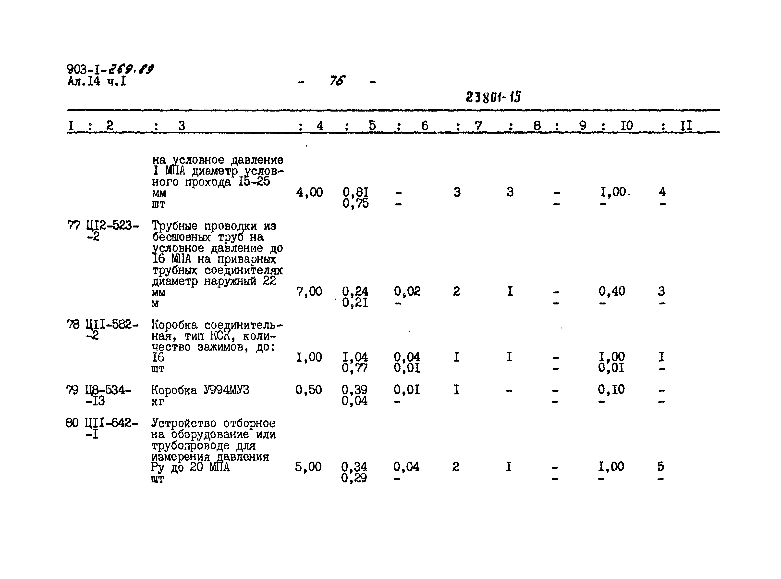 Типовой проект 903-1-269.89