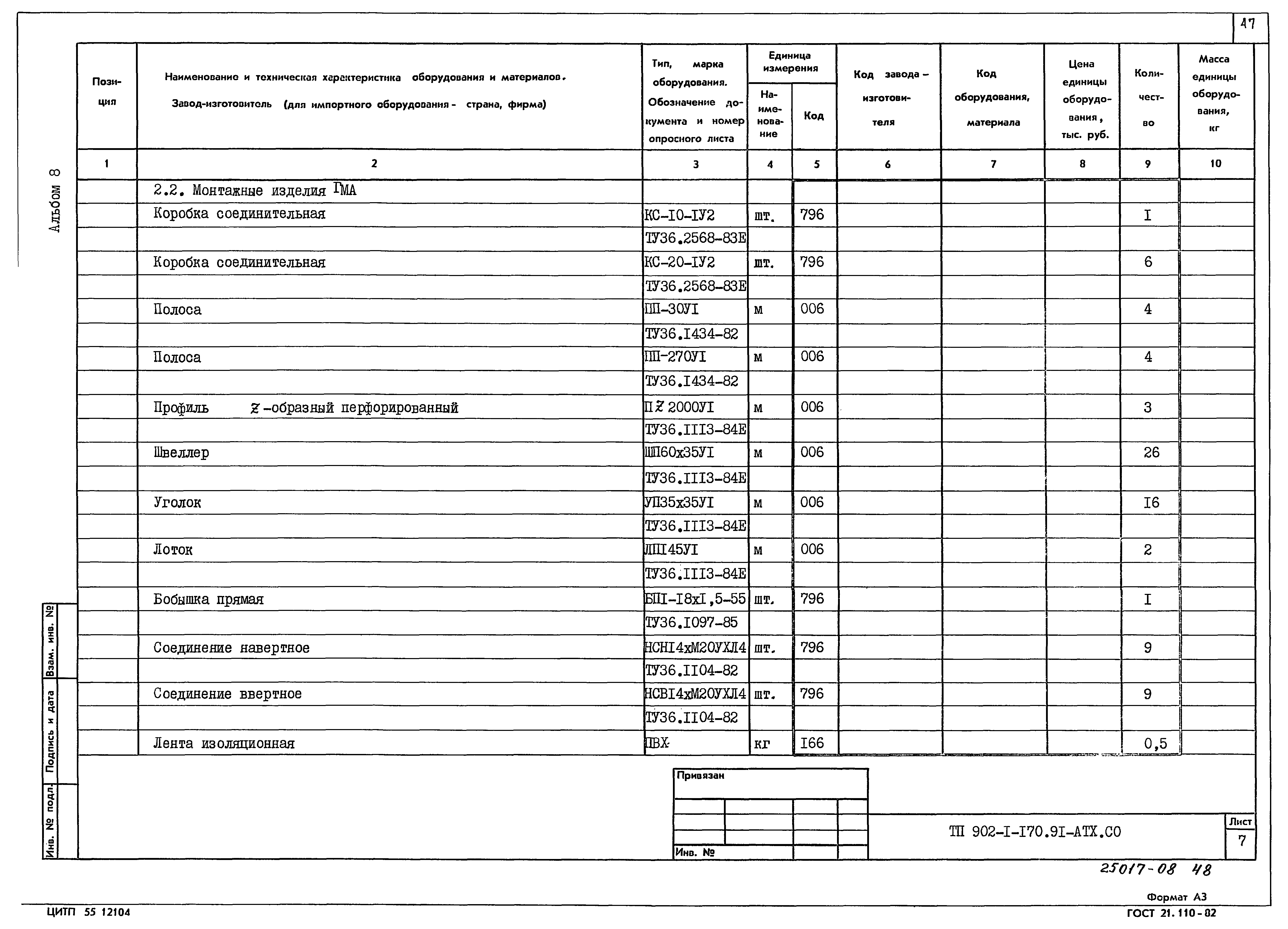 Типовой проект 902-1-173.91