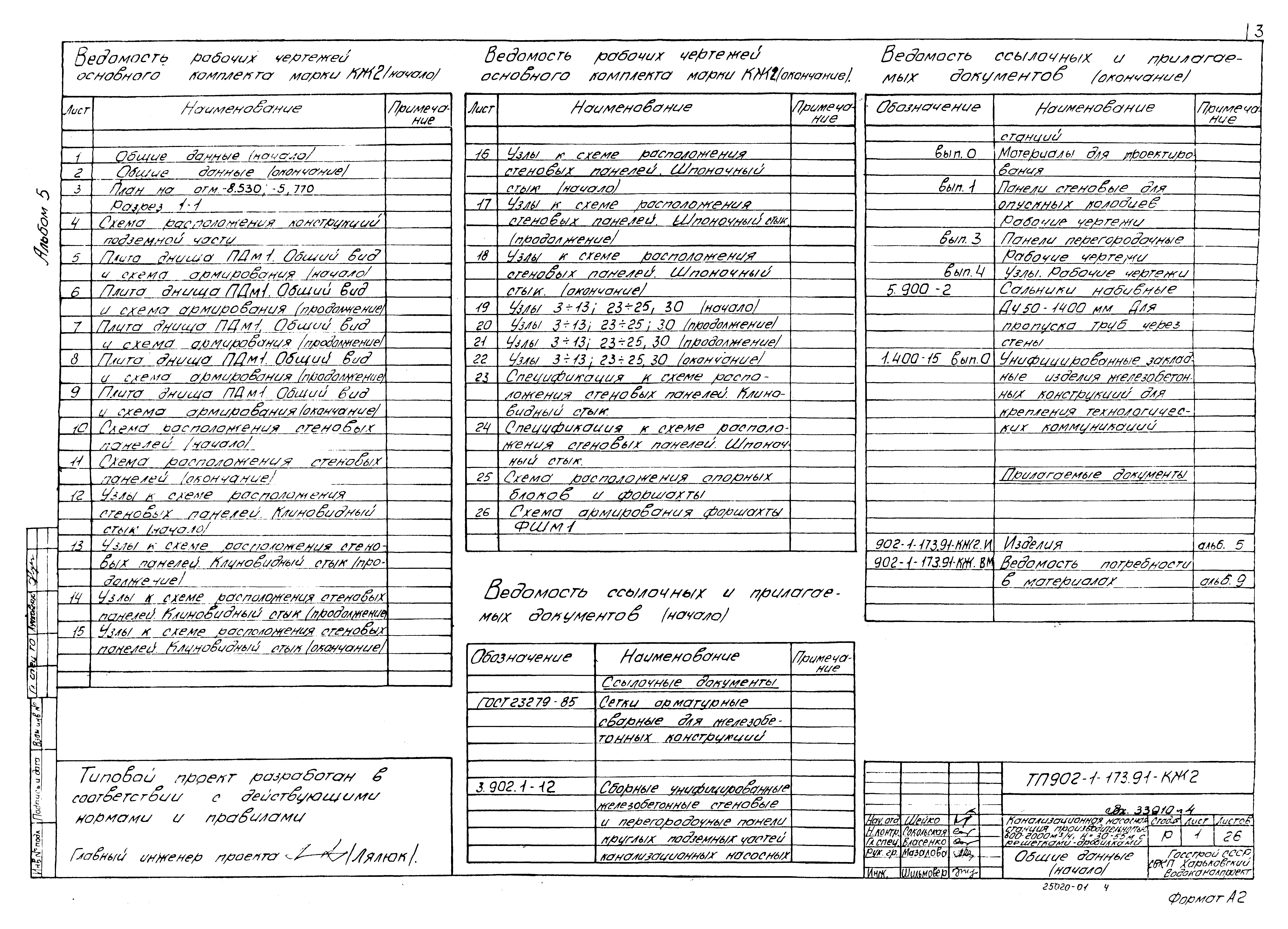 Типовой проект 902-1-173.91