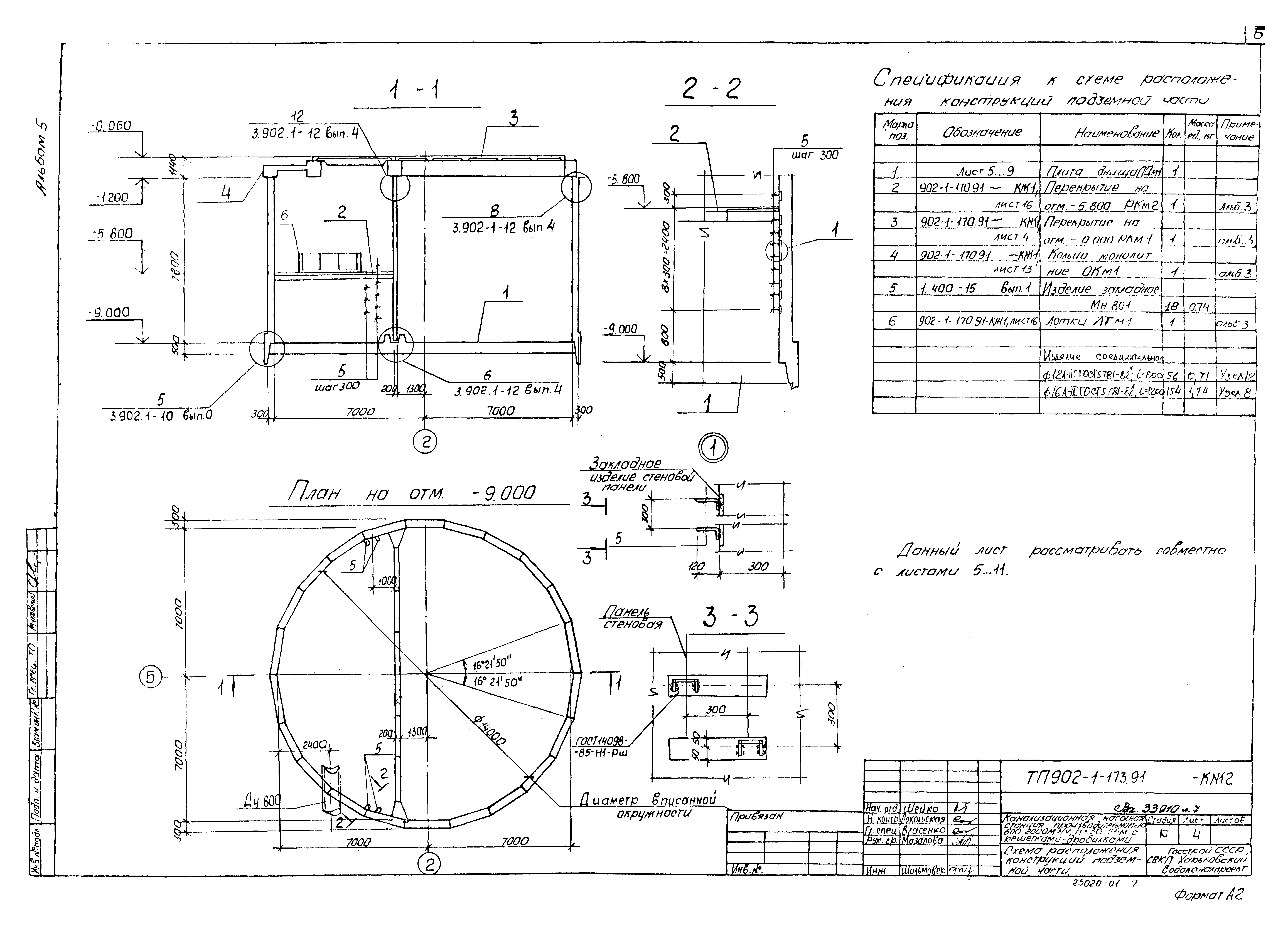 Типовой проект 902-1-173.91
